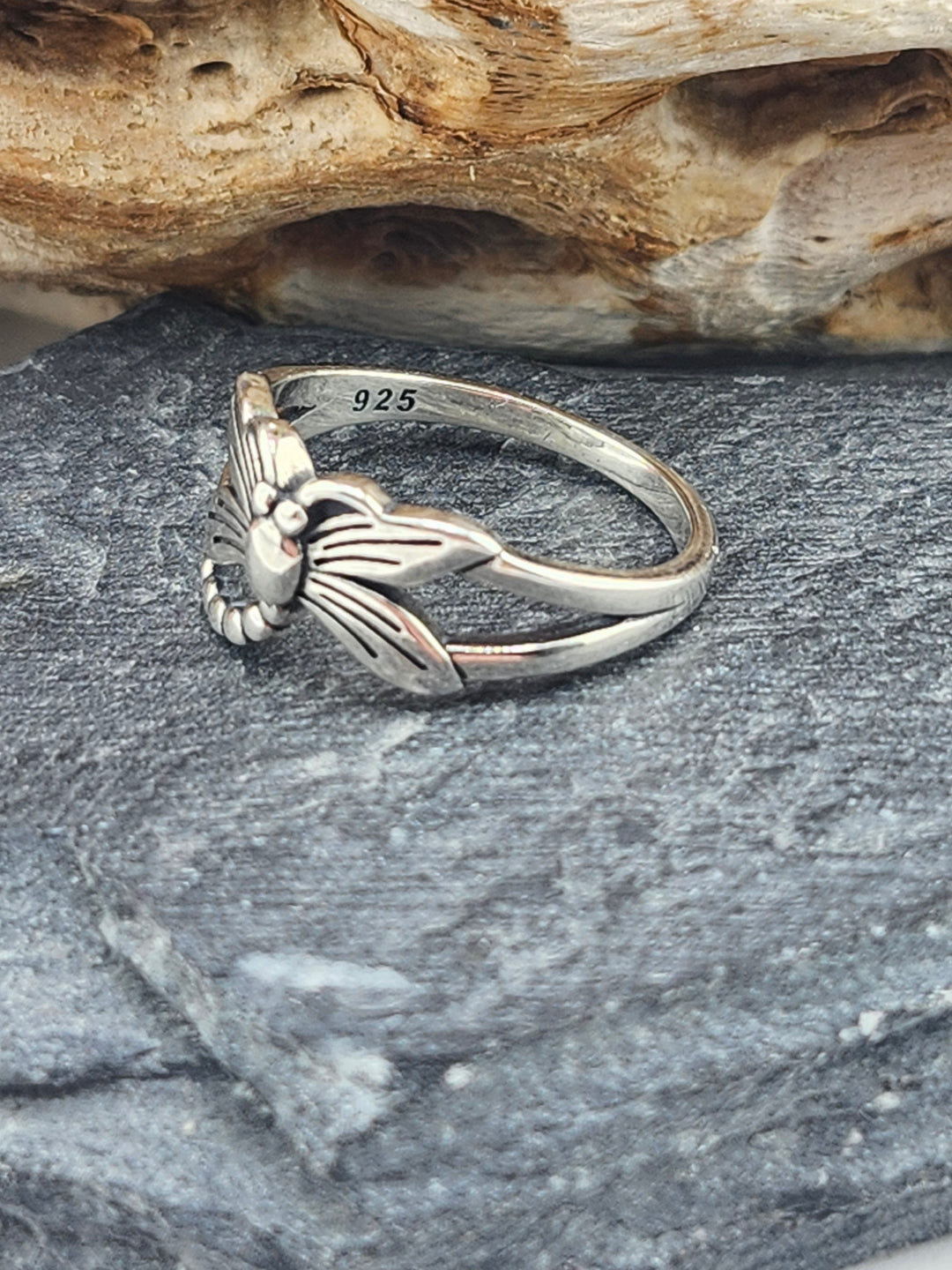 Sterling Dragonfly Ring
