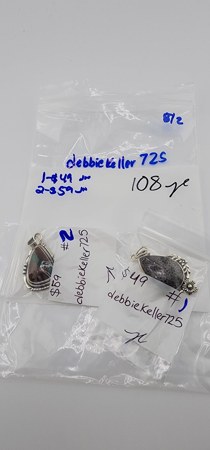 RESERVED FOR:  debbiekeller725- 5/2/2025 tiktok Live Show -2  Sterling Silver Items