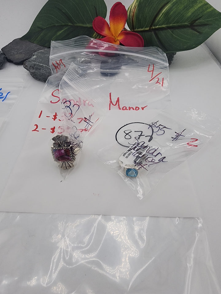 Sandra Manor - 4/21/26 - 2 925 Sterling Silver Items