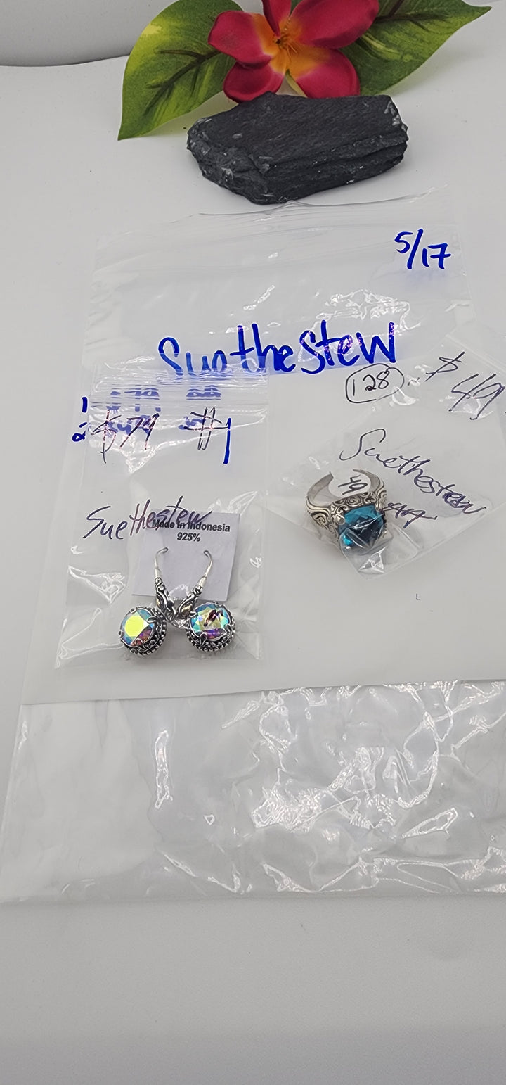 RESERVED FOR: Suethestew- 5/17/2025 tiktok Live Show (48 hour) -2 Sterling Silver Items