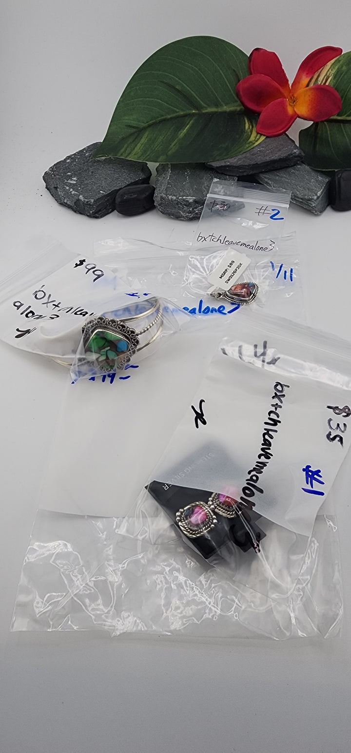 Custom sterling silver items - PM SHOW RESERVED FOR: bxtchleavemealone3 - 1/11/2026 tiktok Live Show - 3 Sterling Silver Items