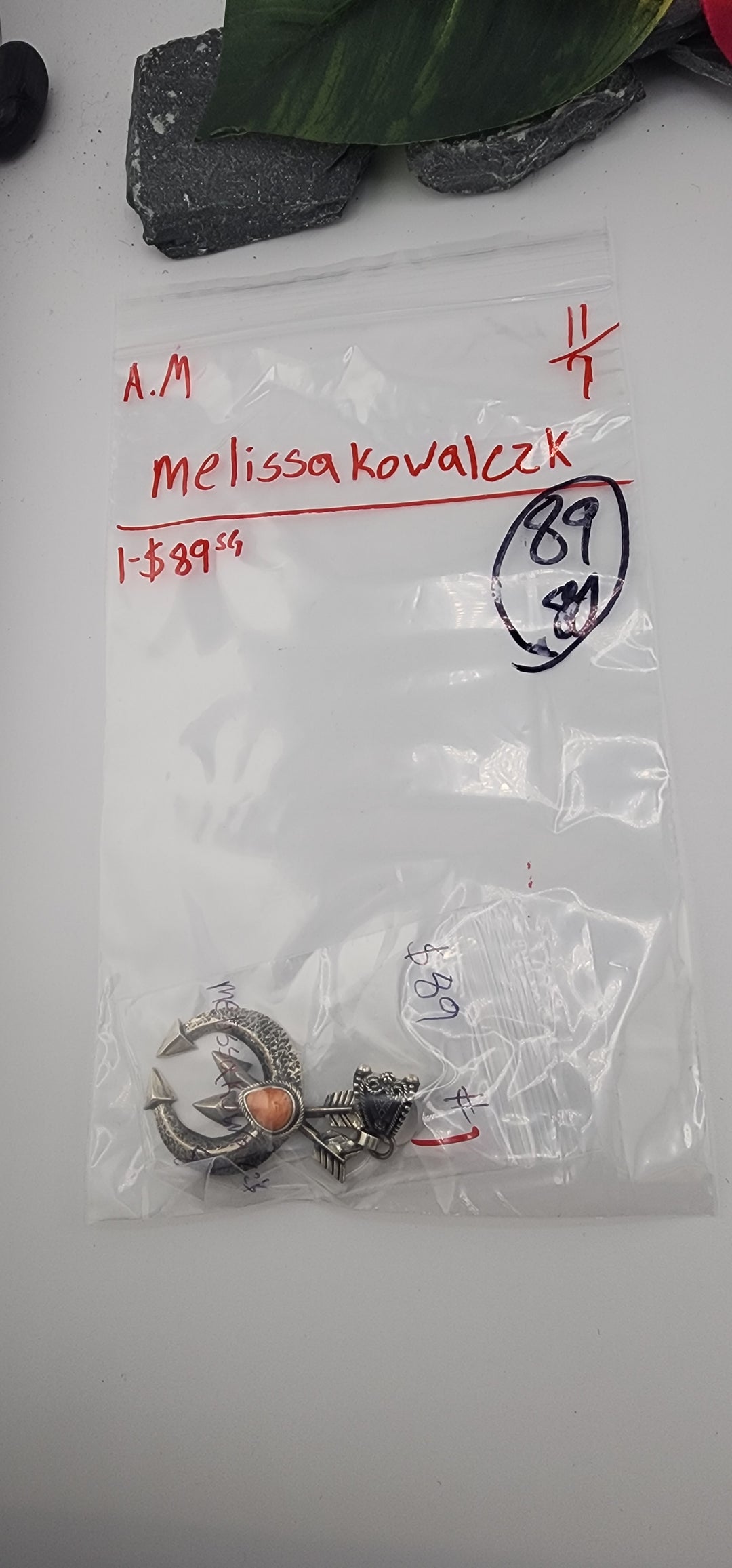 AM SHOW 48HR RESERVED FOR: melissakowalczk - 11/7/2025 FL tiktok Live Show - 1 Sterling Silver Items