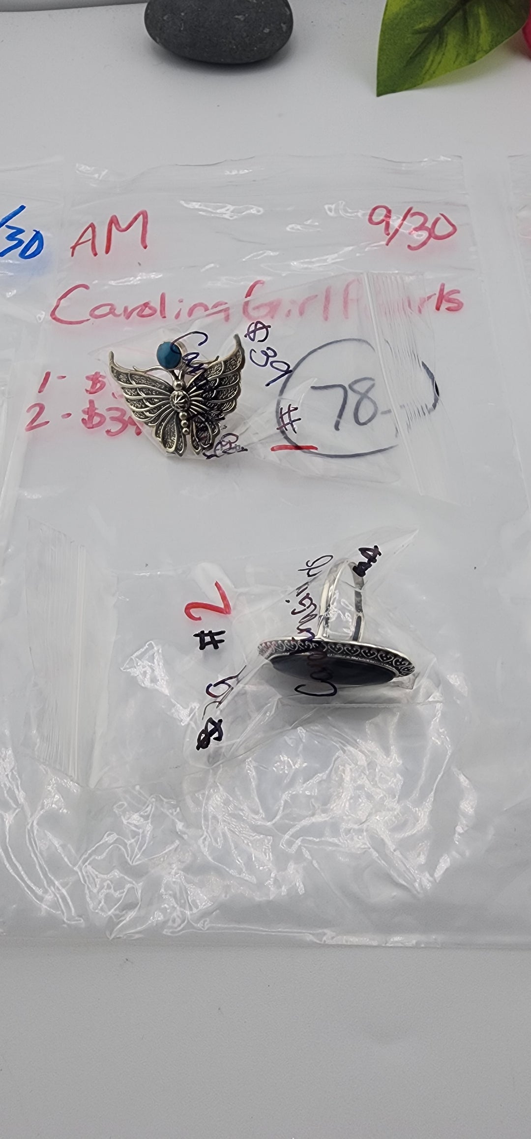 PM SHOW 48HR - RESERVED FOR: CarolinaGirlPearl 9/30/2025 FL tiktok Live Show - 2 Sterling Silver Items