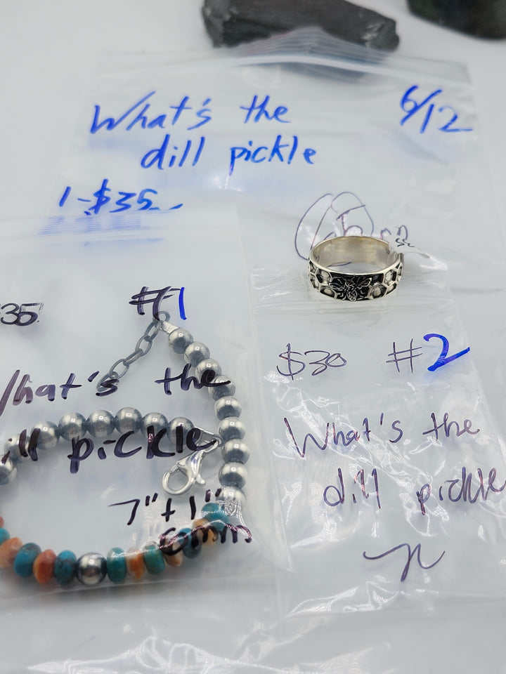 RESERVED FOR: What's the dill pickle - 6/12/2025 tiktok Reservation Live Show - 2 Sterling Silver Items