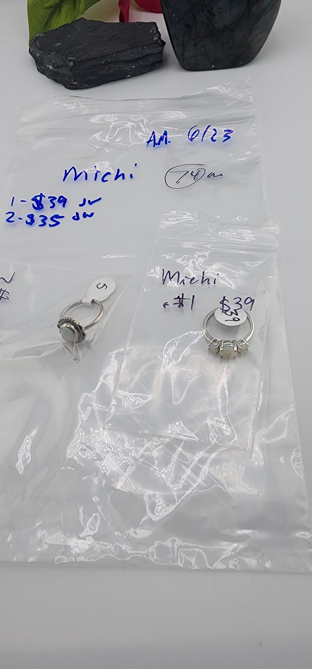 RESERVED FOR: Michi- 6/23/2025 tiktok A.M Live Show - 2 Sterling Silver Items