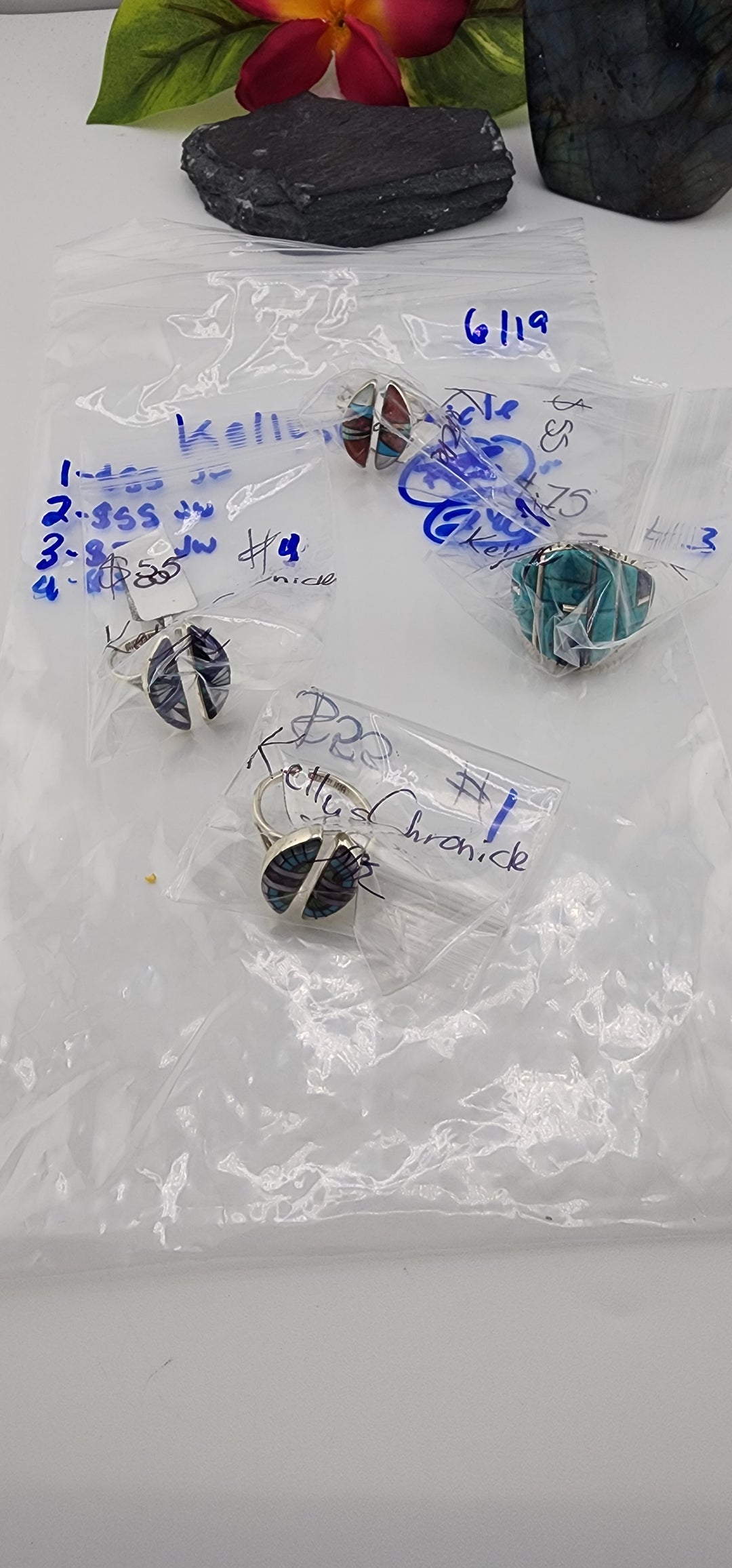 48HR - RESERVED FOR: KellysChronicle- 6/19/2025 FL tiktok Live Show -4  Sterling Silver Items