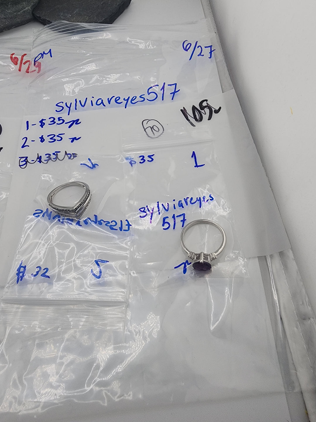 sylviareyes517 - 6/27/26 PM - 2 925 Sterling Silver