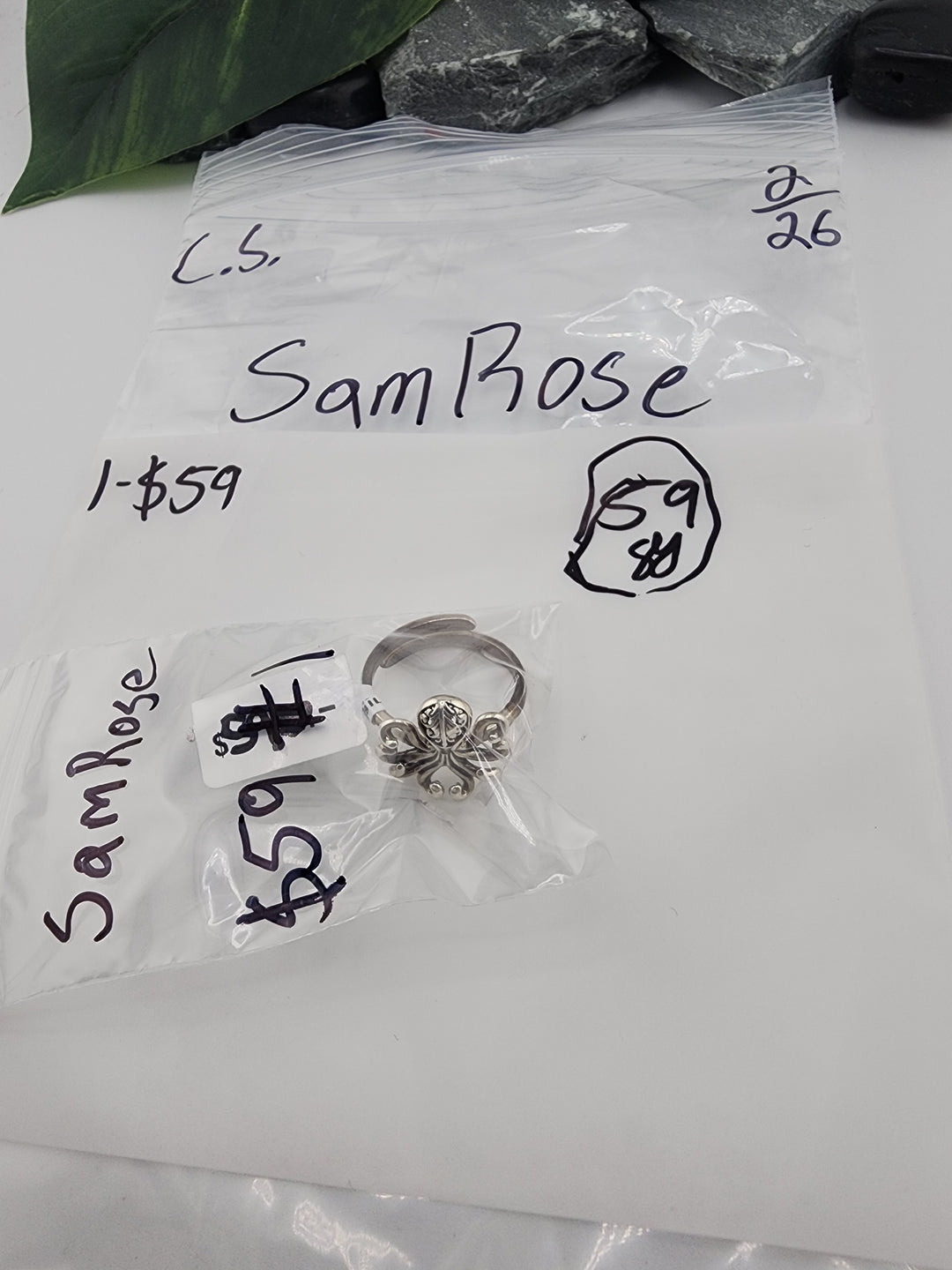 C.S. RESERVED FOR: SamRose - 2/26/2026 FL tiktok Live Show - 1 Sterling Silver Items