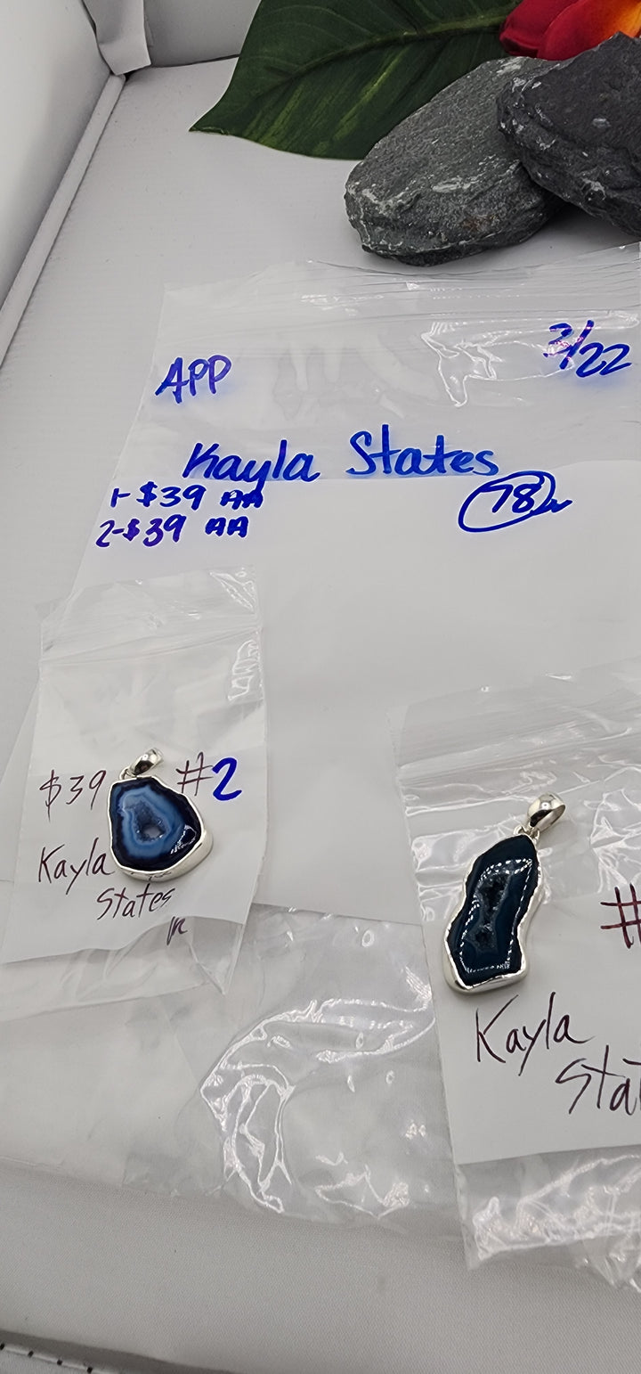 RESERVED FOR: Kayla States - 3/22/2025 The Collective Boutique App Live Show -2 Sterling Silver Items