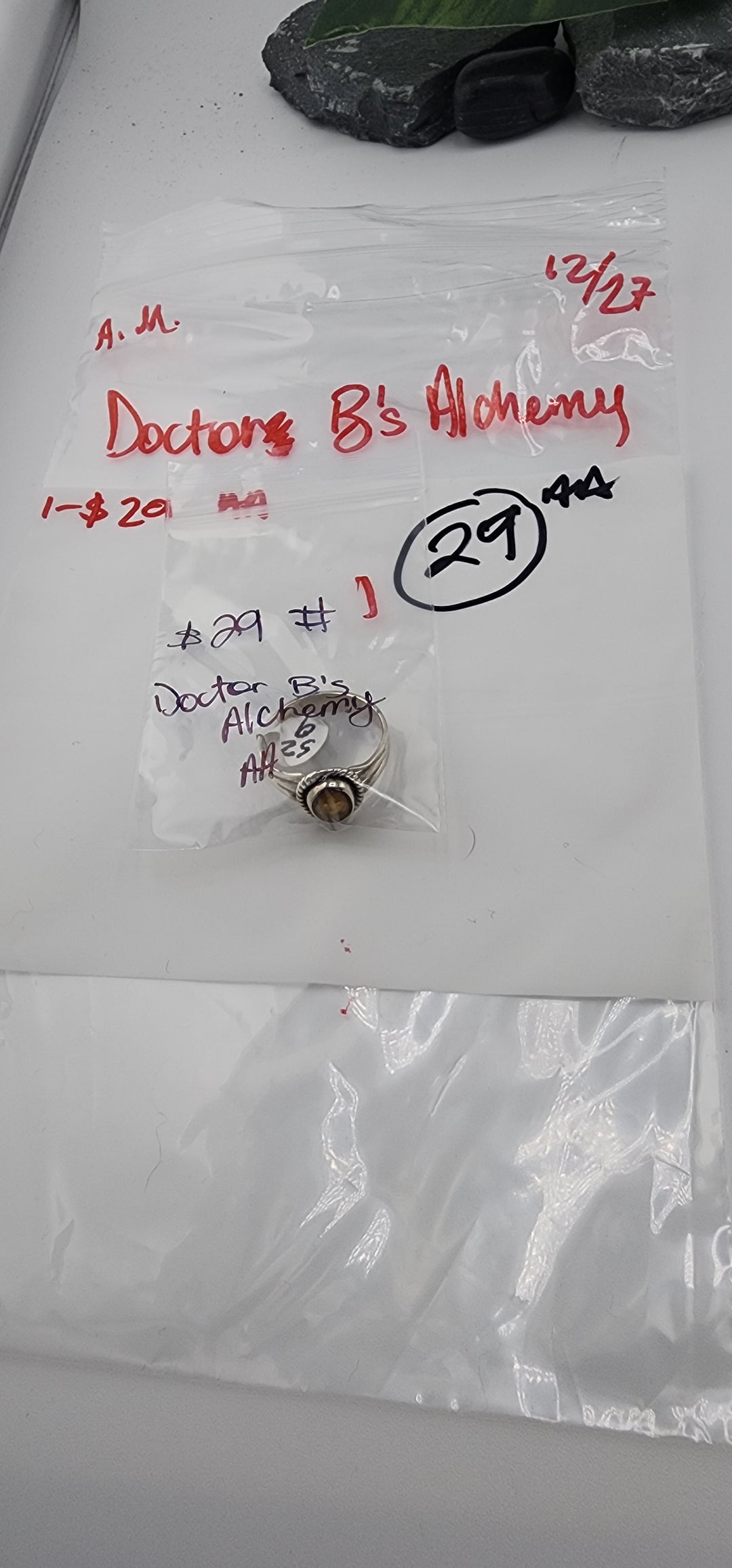 AM SHOW 48HR RESERVED FOR: Doctor B's Alchemy - 12/27/2025 FL tiktok Live Show - 1 Sterling Silver Items