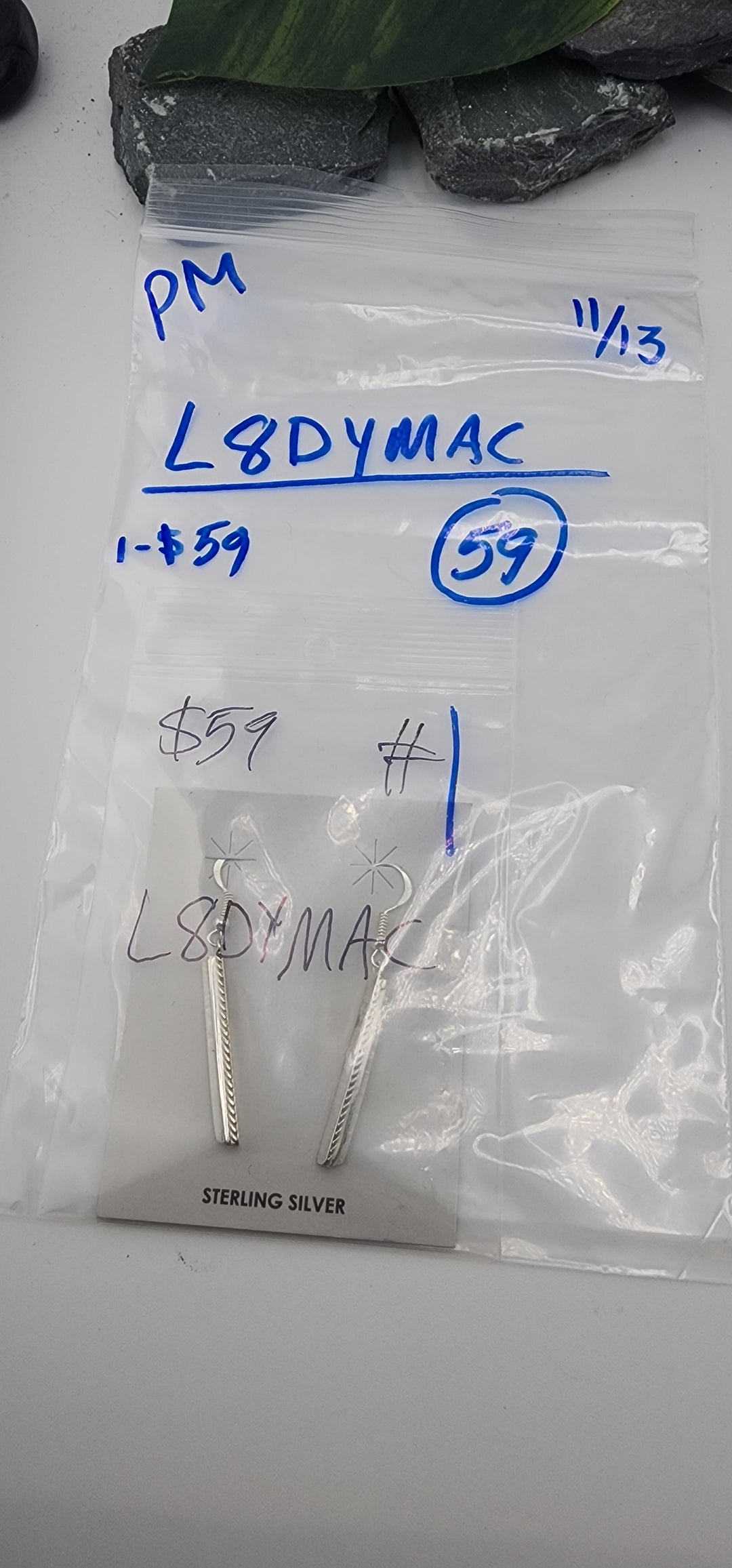 PM SHOW 48HR - RESERVED FOR: L8DYMAC - 11/13/2025 tiktok Live Show - 1 Sterling Silver Items