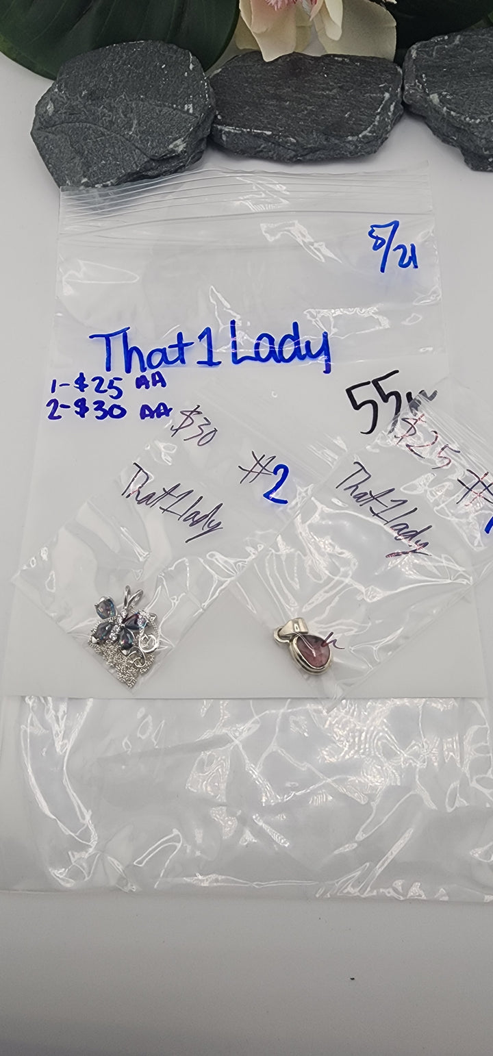 RESERVED FOR: That1Lady - 5/21/2025 tiktok Live Show - 2 Sterling Silver Items