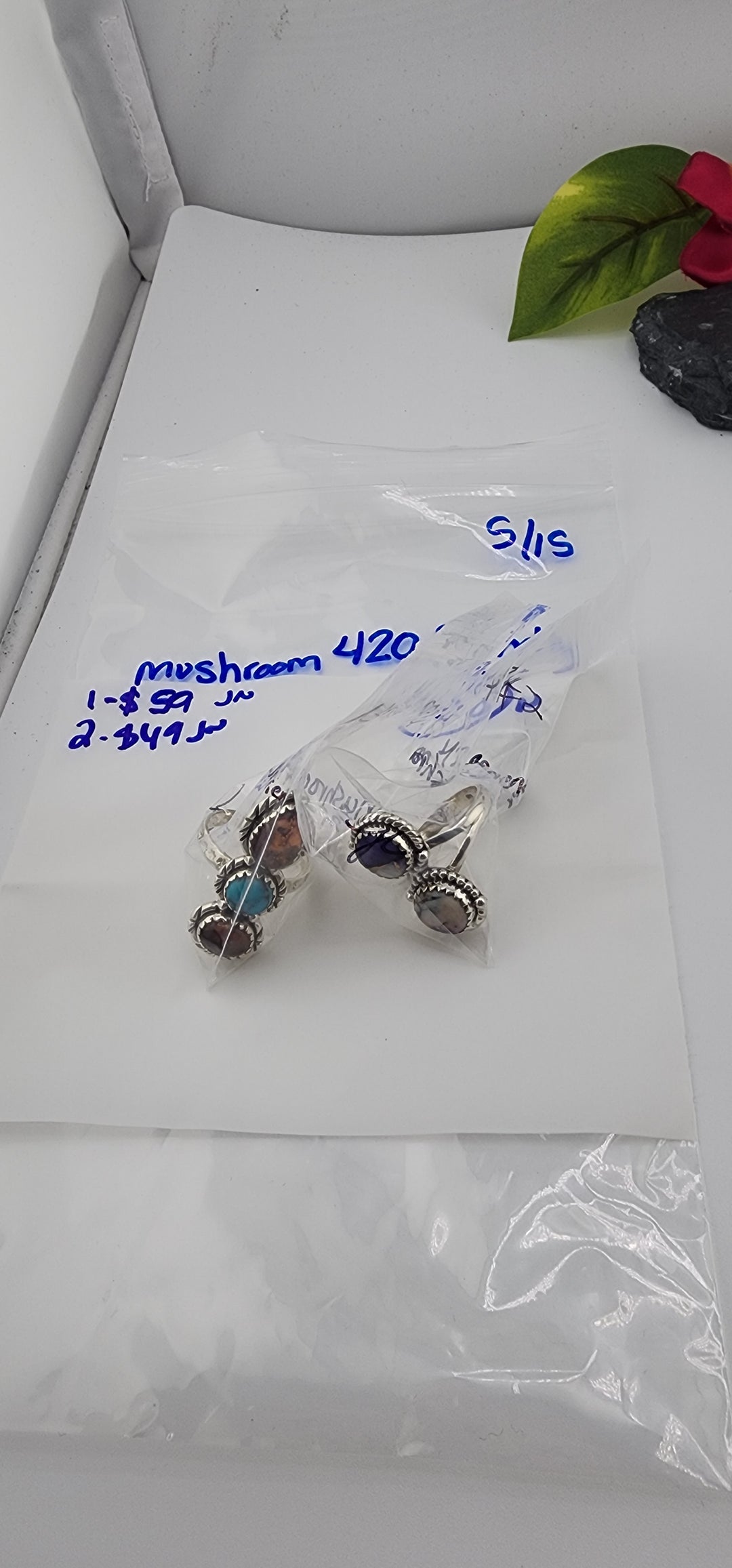 RESERVED FOR:  mushroom420friendly- 5/15/2025 tiktok Live Show -2  Sterling Silver Items