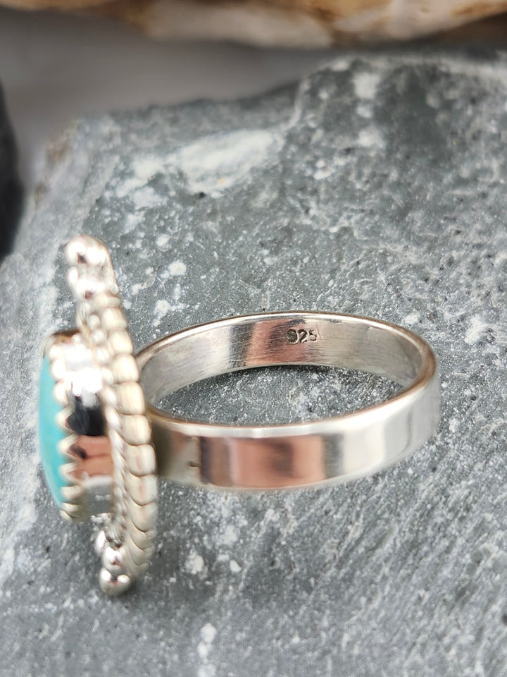 Kingman Turquoise Ring Size 5.75