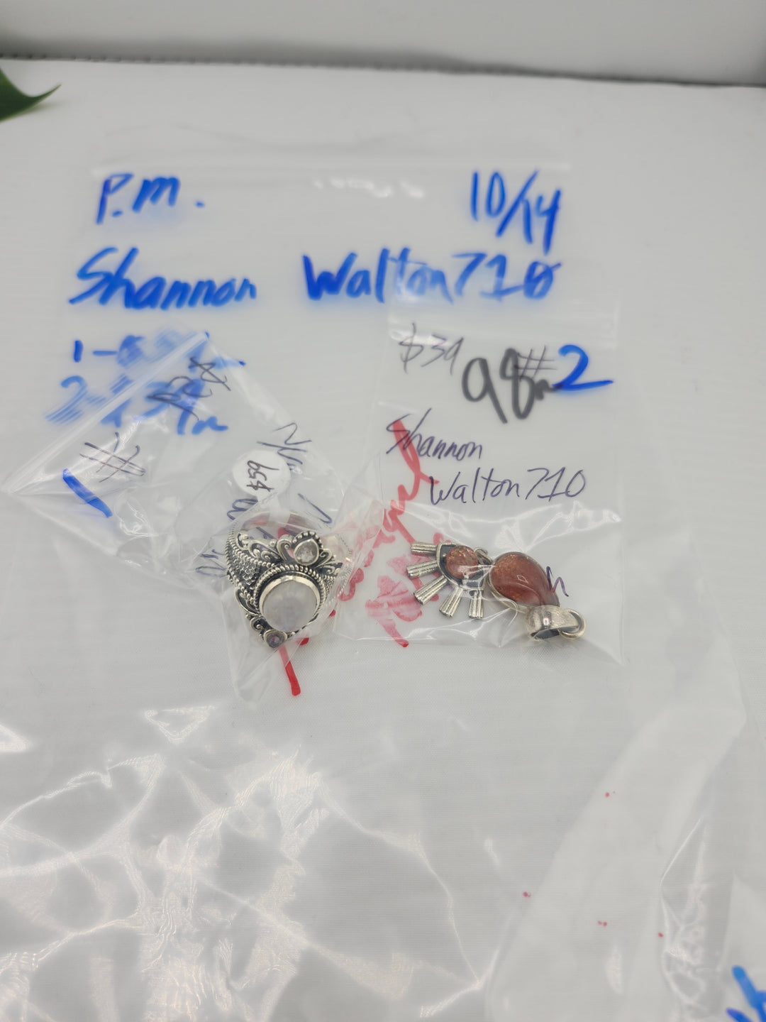 PM SHOW 48HR - RESERVED FOR: Shannon Walton710 - 10/14/2025 FL tiktok Live Show - 2 Sterling Silver Items