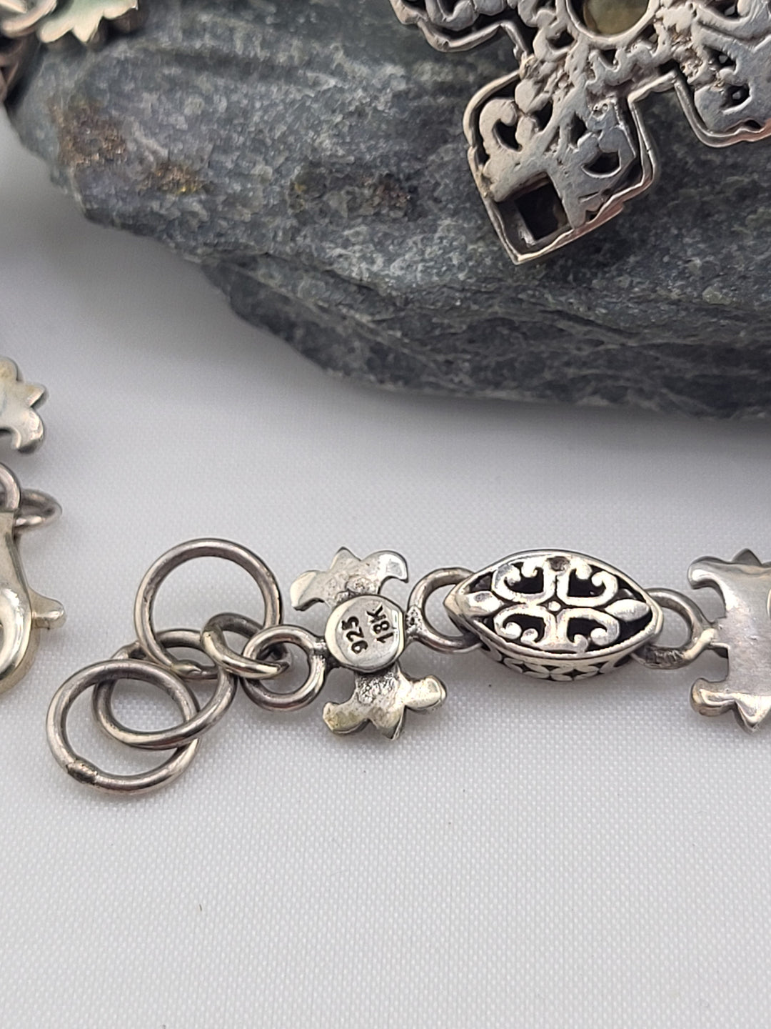 Citrine & 18k accented Bali Bracelet