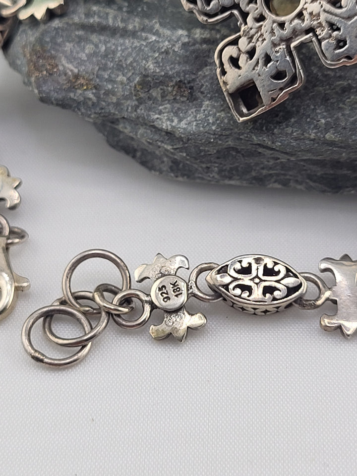 Citrine & 18k accented Bali Bracelet