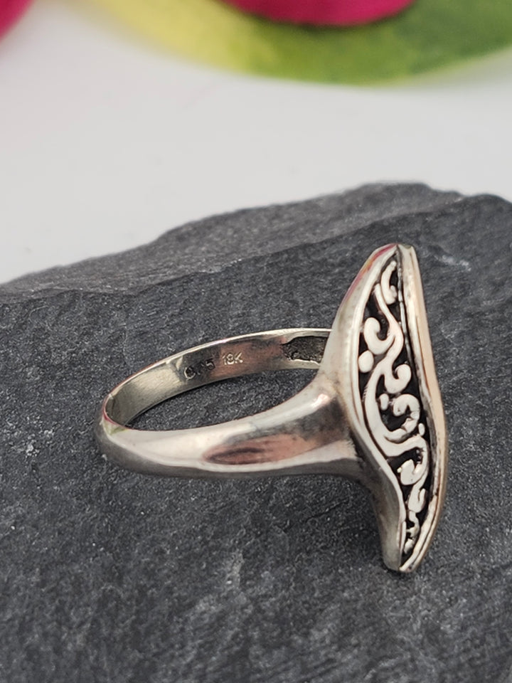 18k Gold Bali Leaf Ring