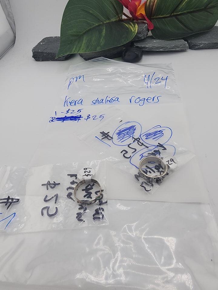 Kera Shaliesa Rogers - 4/24/26 PM - 2 925 Sterling Silver Items