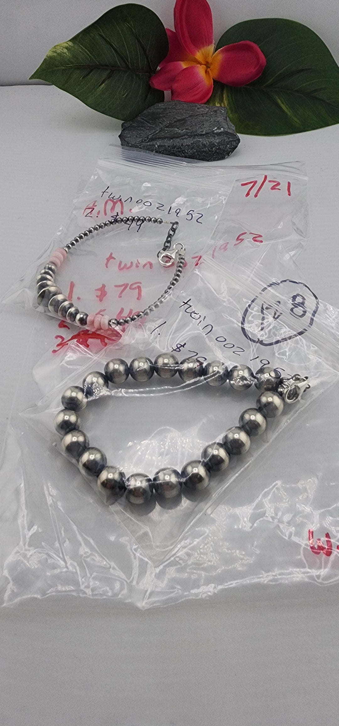 AM SHOW 48HR - RESERVED FOR: twin0021952- 7/21/2025 FL tiktok Live Show - 2 Sterling Silver Items