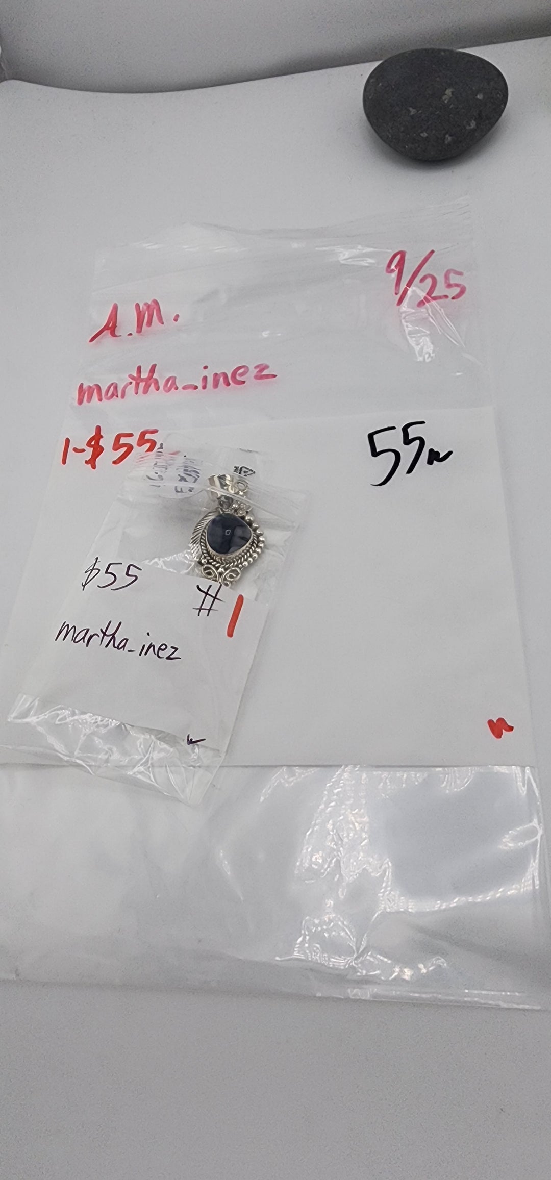 AM SHOW 48HR RESERVED FOR: martha_inez - 9/25/2025 FL tiktok Live Show - 1 Sterling Silver Items
