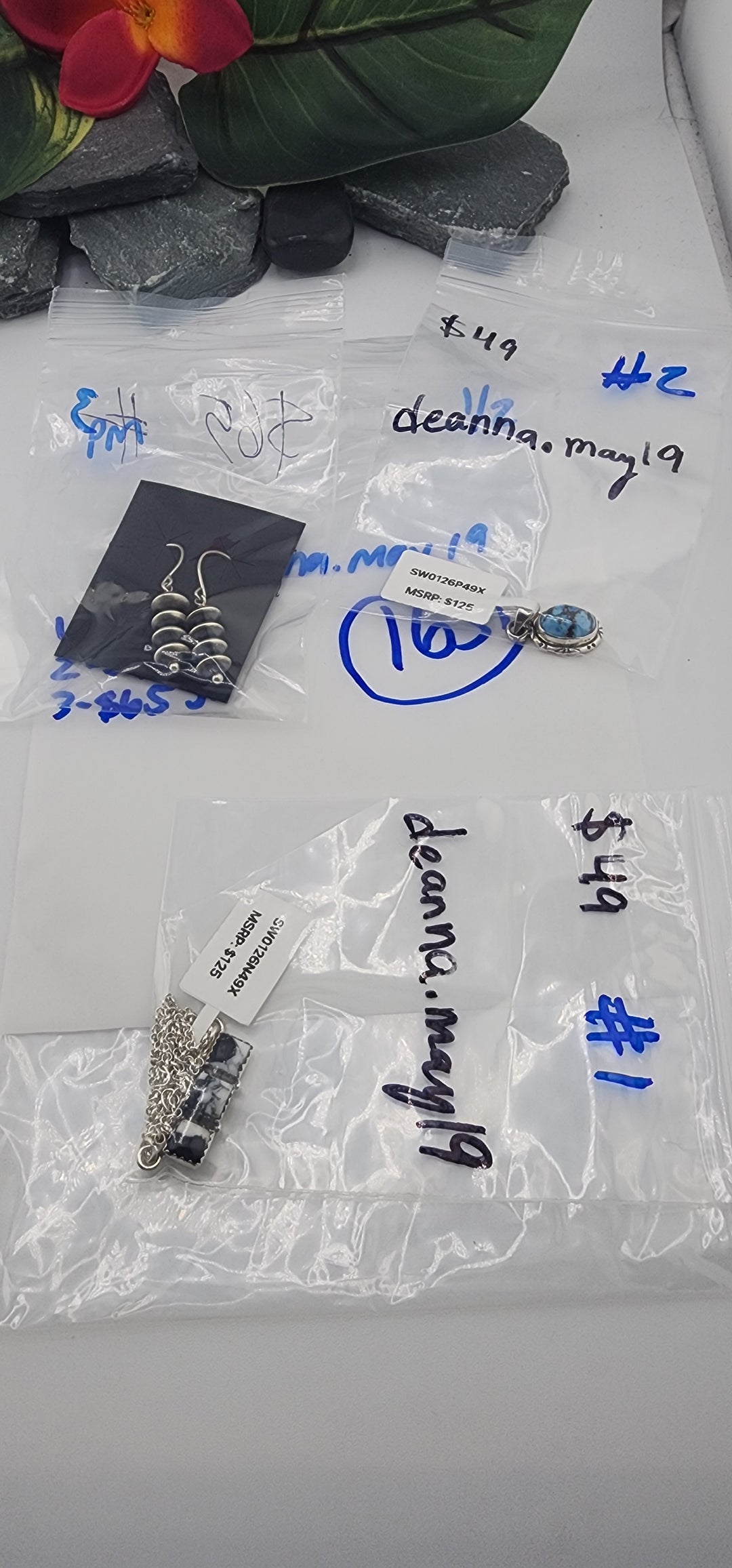 PM SHOW 48HR - RESERVED FOR: deanna.may19 - 1/2/2026 tiktok Live Show - 3 Sterling Silver Items