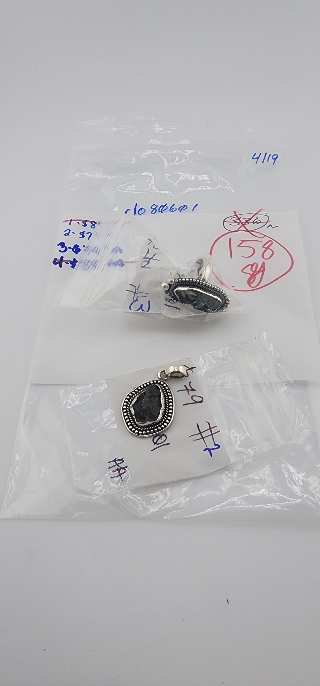 RESERVED FOR:  rlo80601- 4/19/2025 tiktok Live Show - 2 Sterling Silver Items