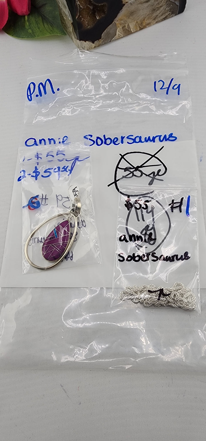 PM SHOW 48HR - RESERVED FOR: annie sobersaurus - 12/9/2025 tiktok Live Show - 2 Sterling Silver Items