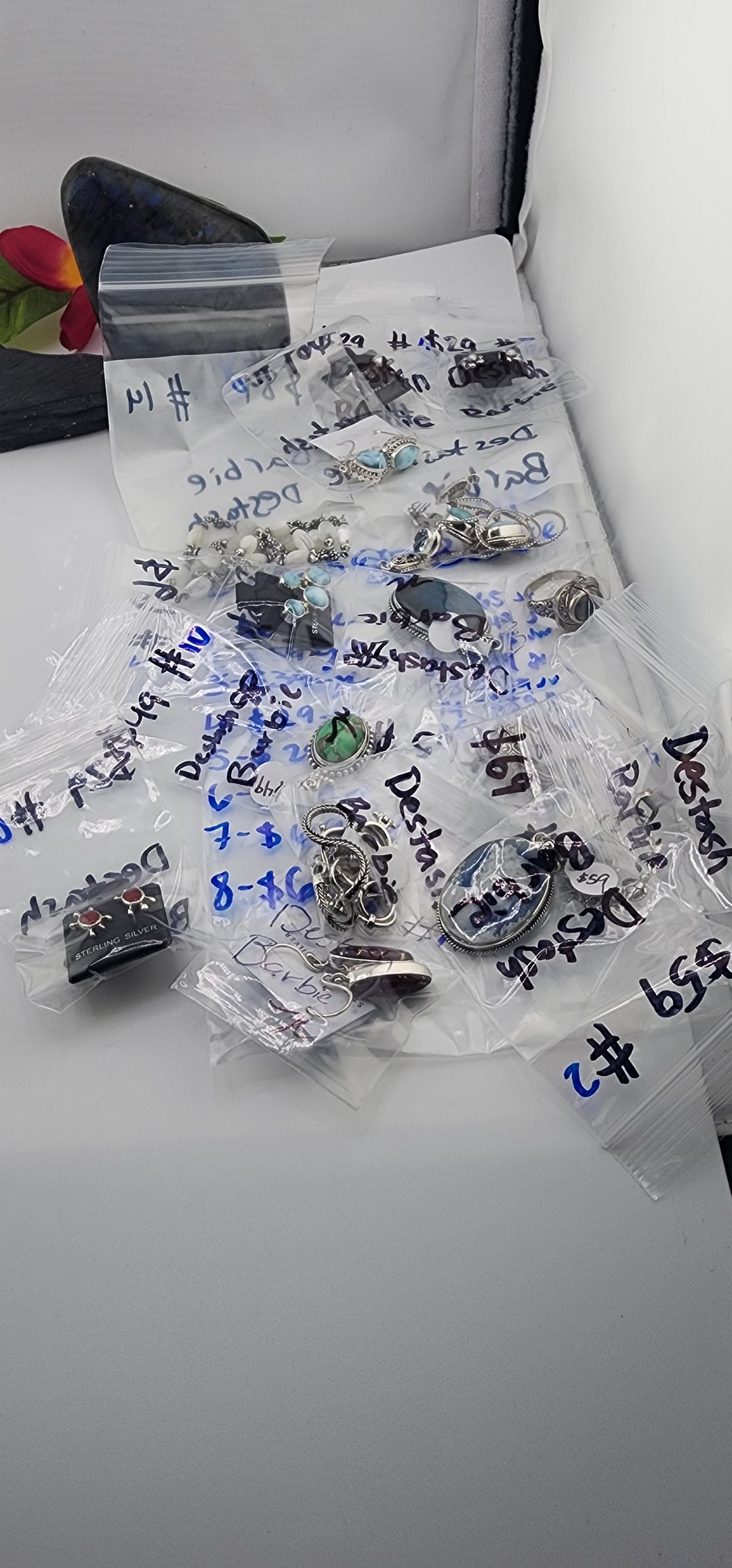 48HR - RESERVED FOR: Destash🎀Barbie - 6/20/2025 FL tiktok Live Show -15  Sterling Silver Items
