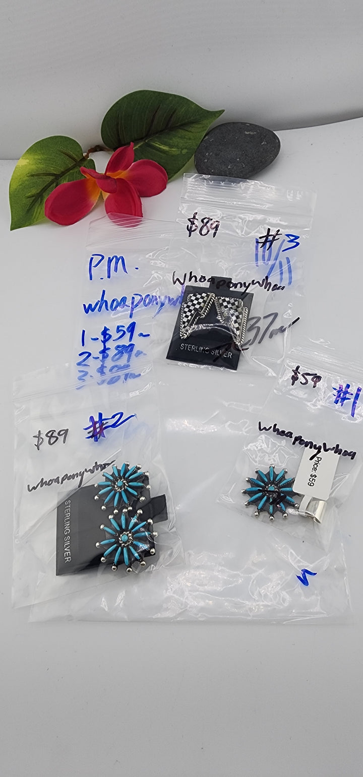 PM SHOW 48HR - RESERVED FOR: whoaponywhoa - 10/11/2025 FL tiktok Live Show - 3 Sterling Silver Items