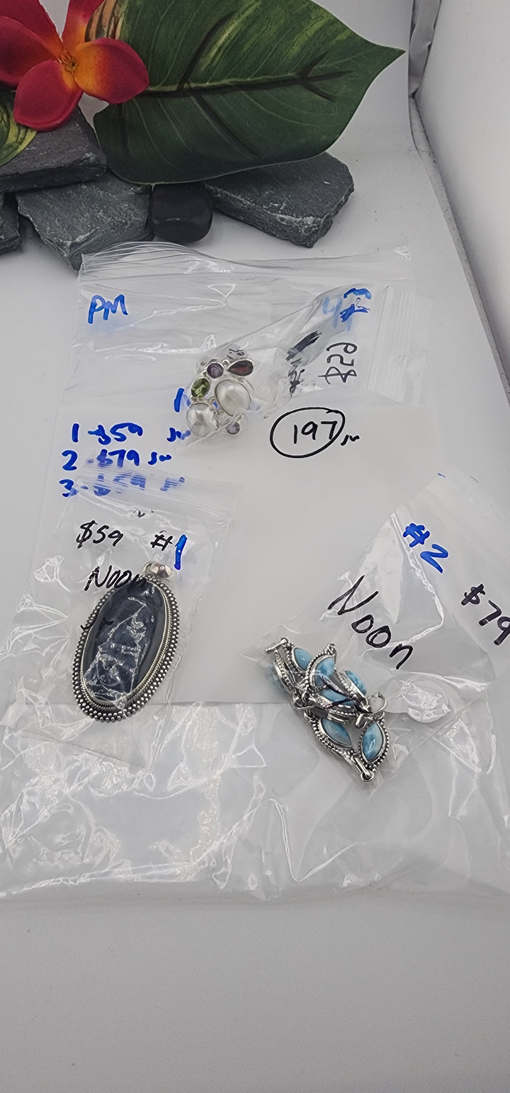 PM SHOW 48HR - RESERVED FOR: Noon - 1/1/2026 tiktok Live Show - 3 Sterling Silver Items