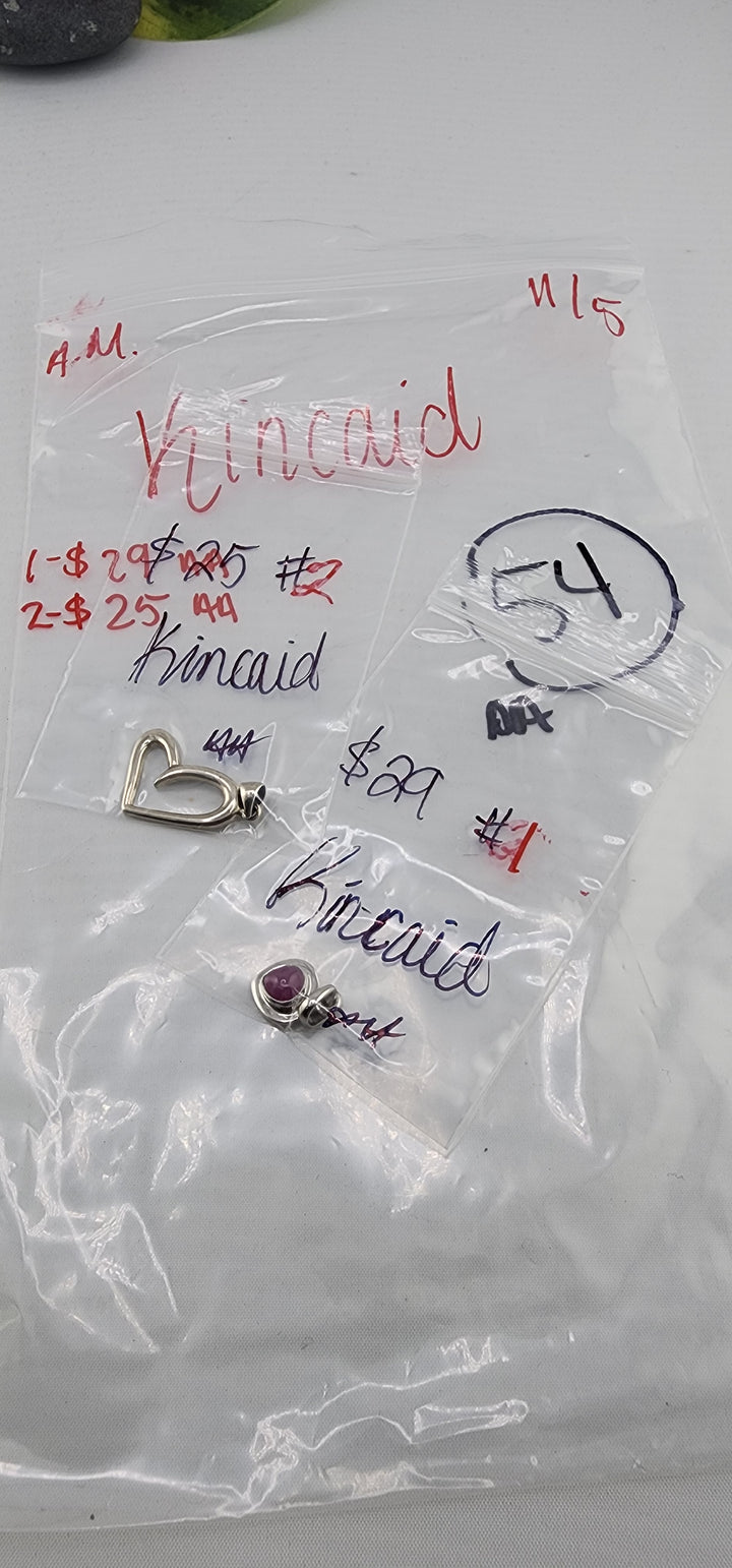 AM SHOW 48HR RESERVED FOR:  Kincaid - 11/5/2025 FL tiktok Live Show - 2 Sterling Silver Items