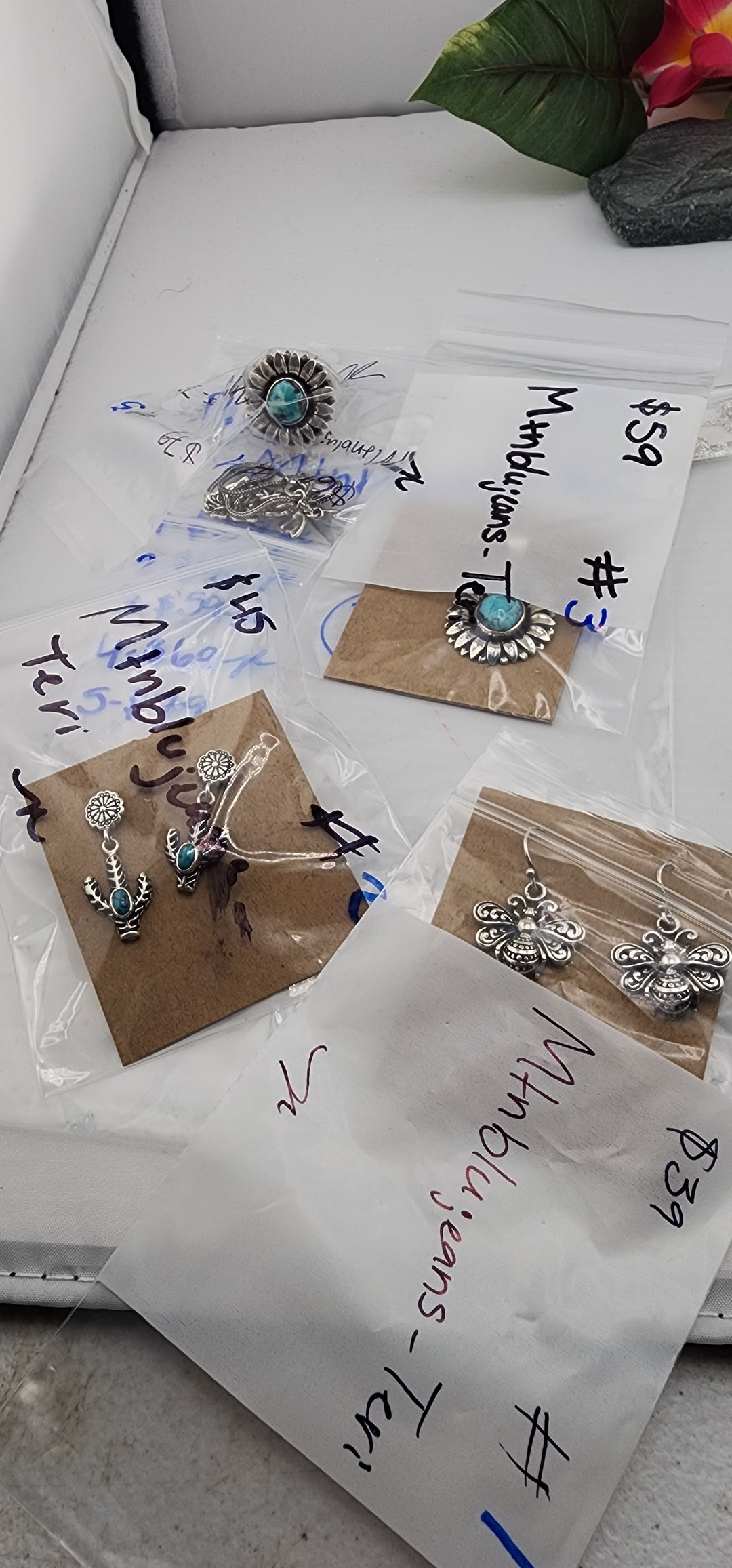 PM SHOW 48HR - RESERVED FOR: Mtnblujeans-Teri - 7/18/2025 FL tiktok Live Show - 5 Sterling Silver Items