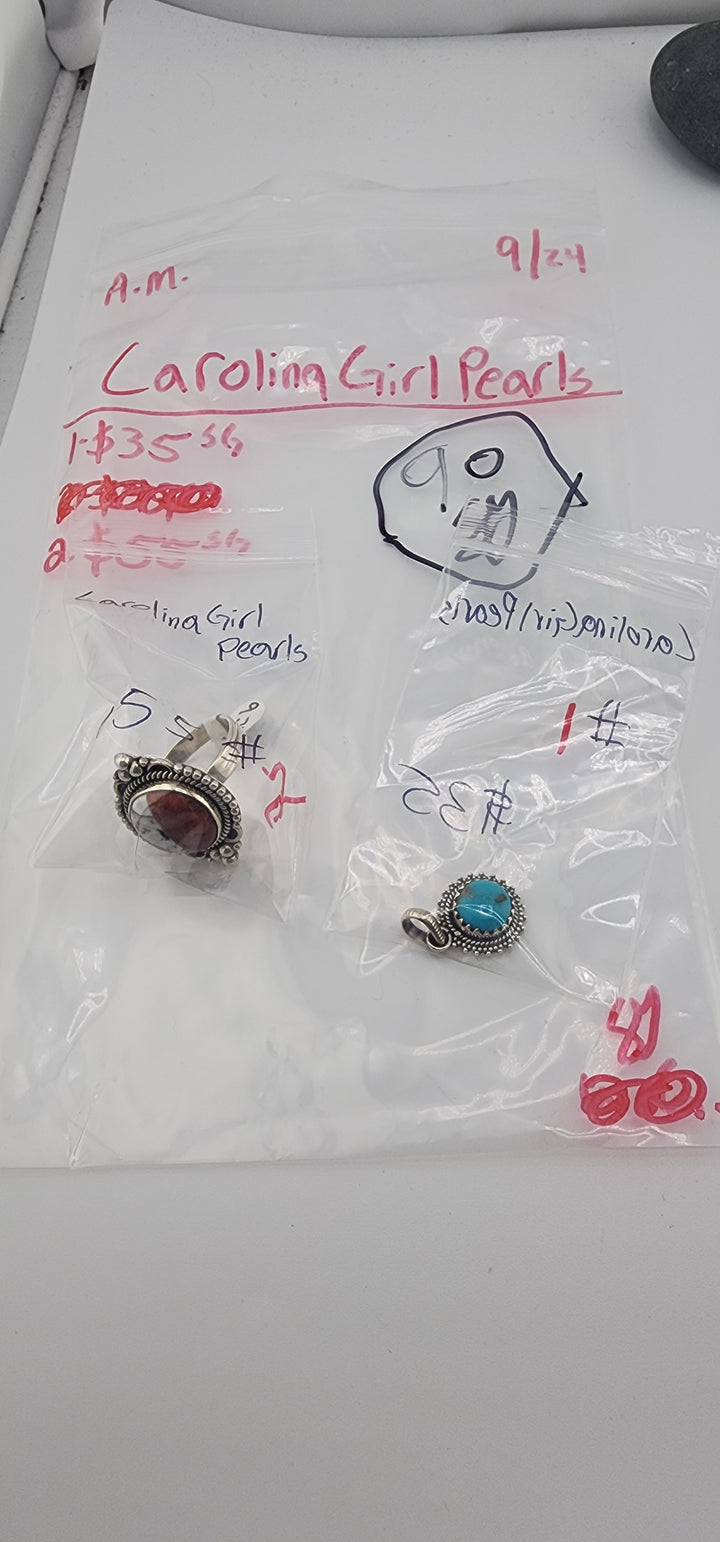 AM SHOW 48HR RESERVED FOR: CarolinaGirlPearls - 9/24/2025 FL tiktok Live Show - 2 Sterling Silver Items