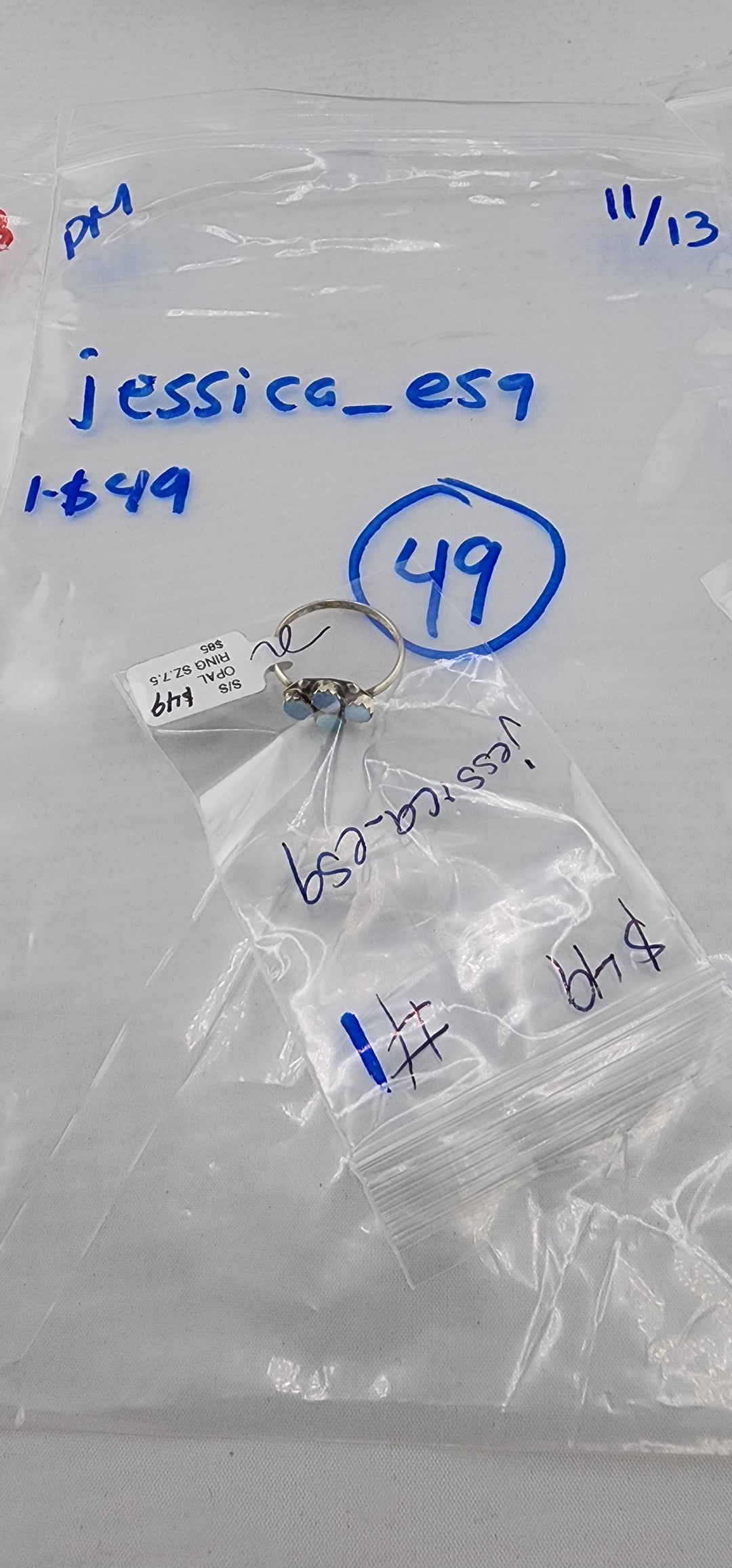 PM SHOW 48HR - RESERVED FOR: jessica_esq - 11/13/2025 tiktok Live Show - 1 Sterling Silver Items