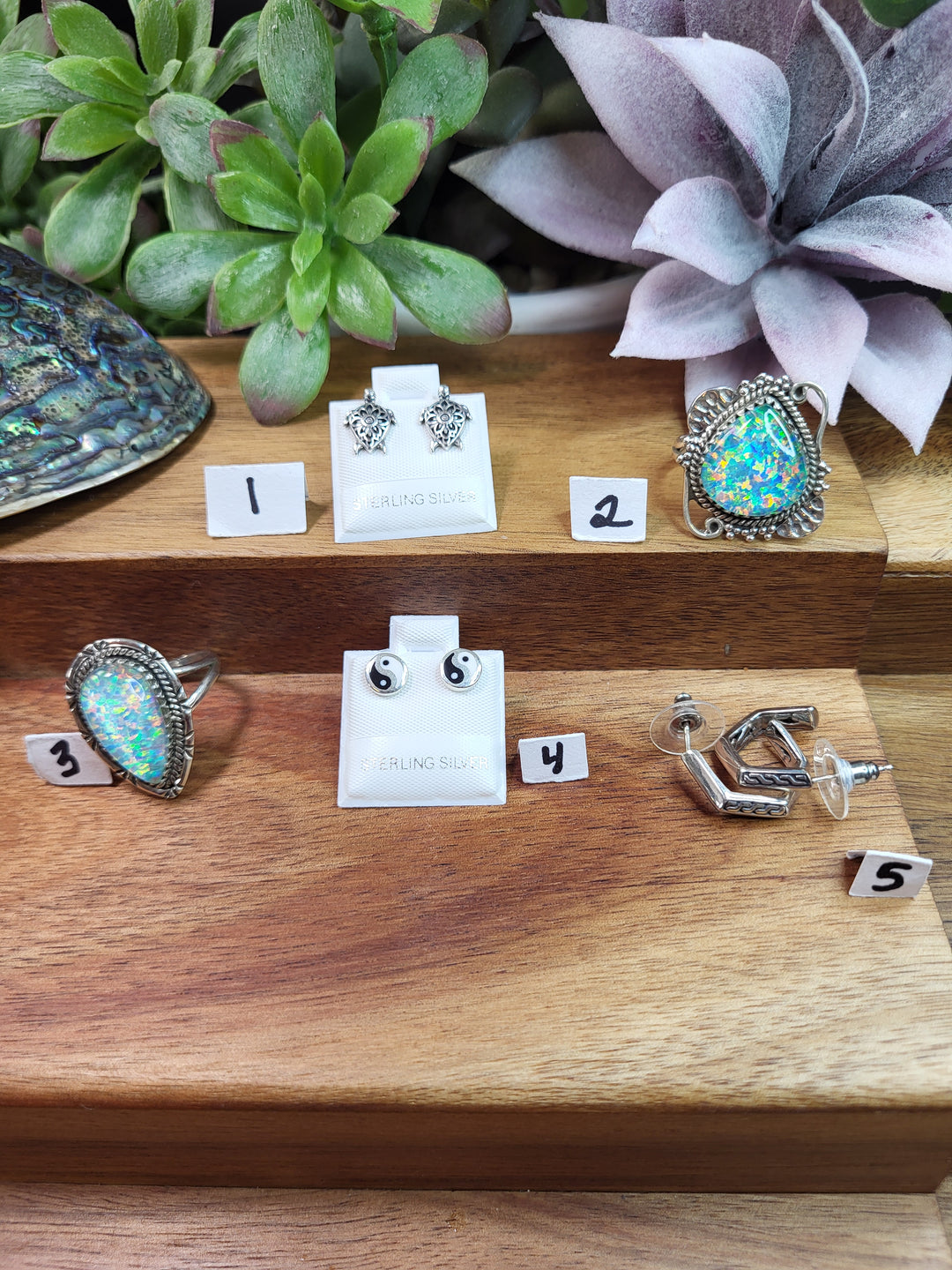 RESERVED FOR: MustangGirl 8/25/24- 5 Sterling Silver Items