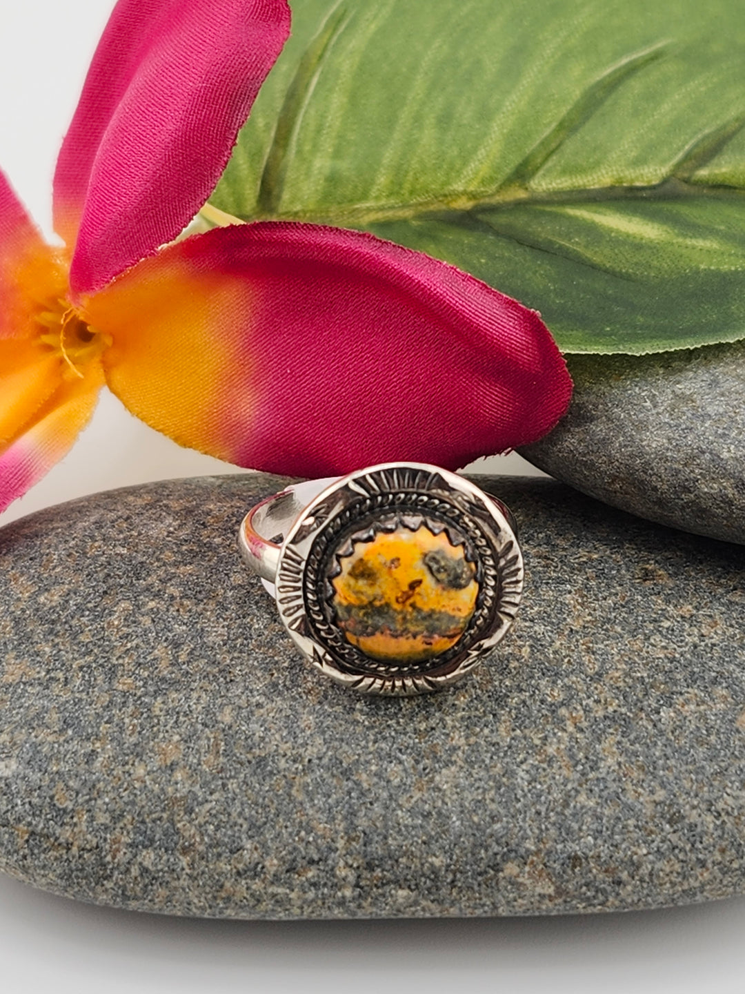 Bumblebee Jasper Ring