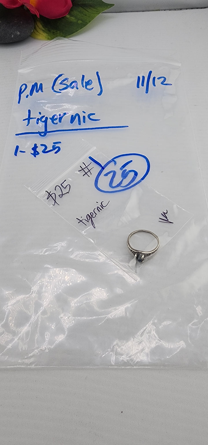 PM SHOW 48HR - RESERVED FOR: tigernic  - 11/12/2025 tiktok Live Show - 1 Sterling Silver Items