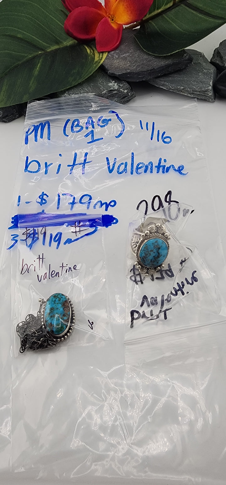 PM SHOW 48HR - RESERVED FOR: britt valentine *BAG 1* - 11/16/2025 TikTok Live Show - 2 Sterling Silver Items