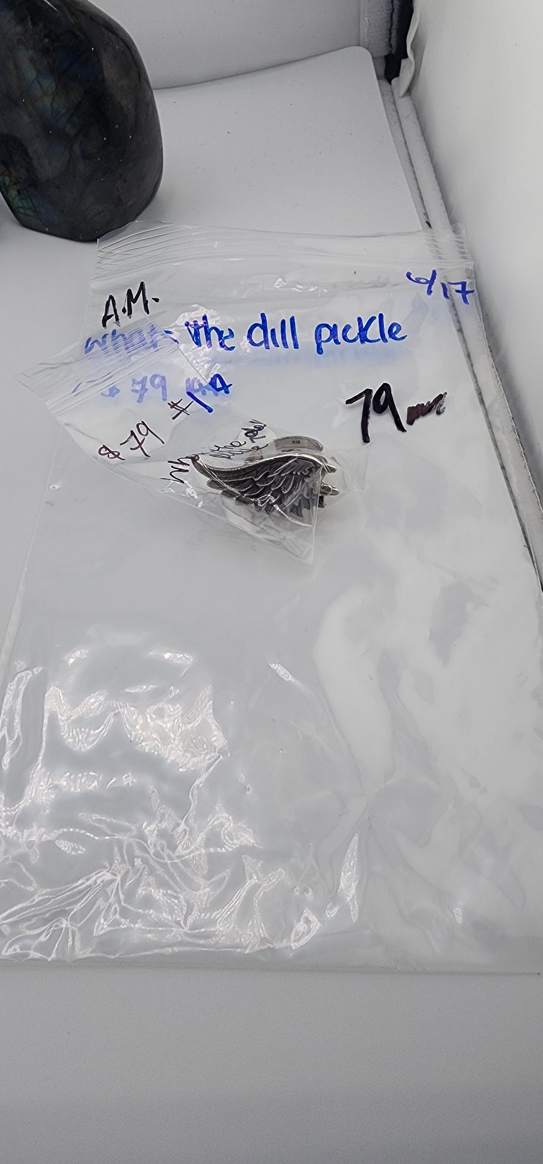 RESERVED FOR: Whats the dill pickle - 6/17/2025 tiktok A.M Live Show - 1 Sterling Silver Items