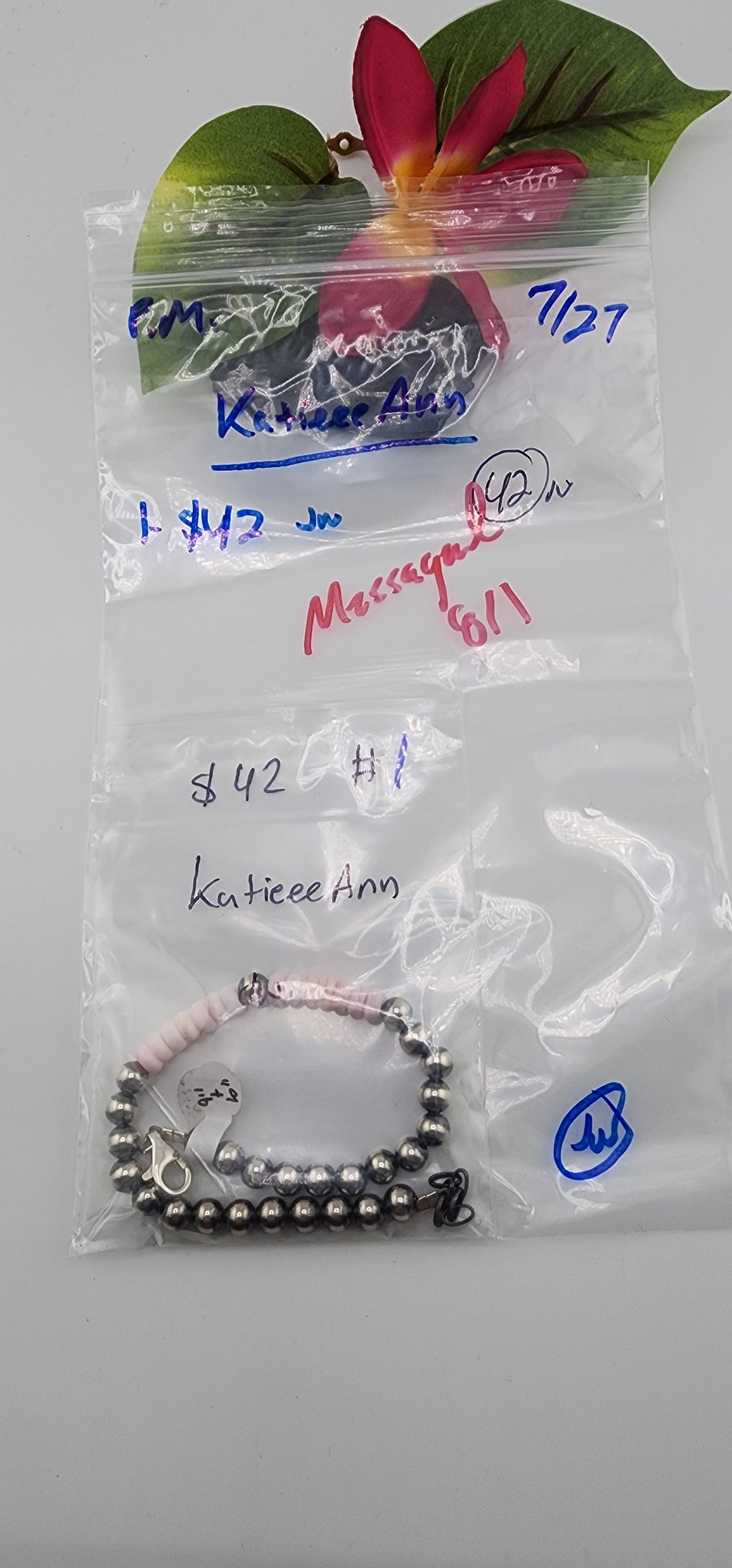 PM SHOW 48HR - RESERVED FOR:   KatieeeAnn- 7/27/2025 FL tiktok Live Show -1  Sterling Silver Items