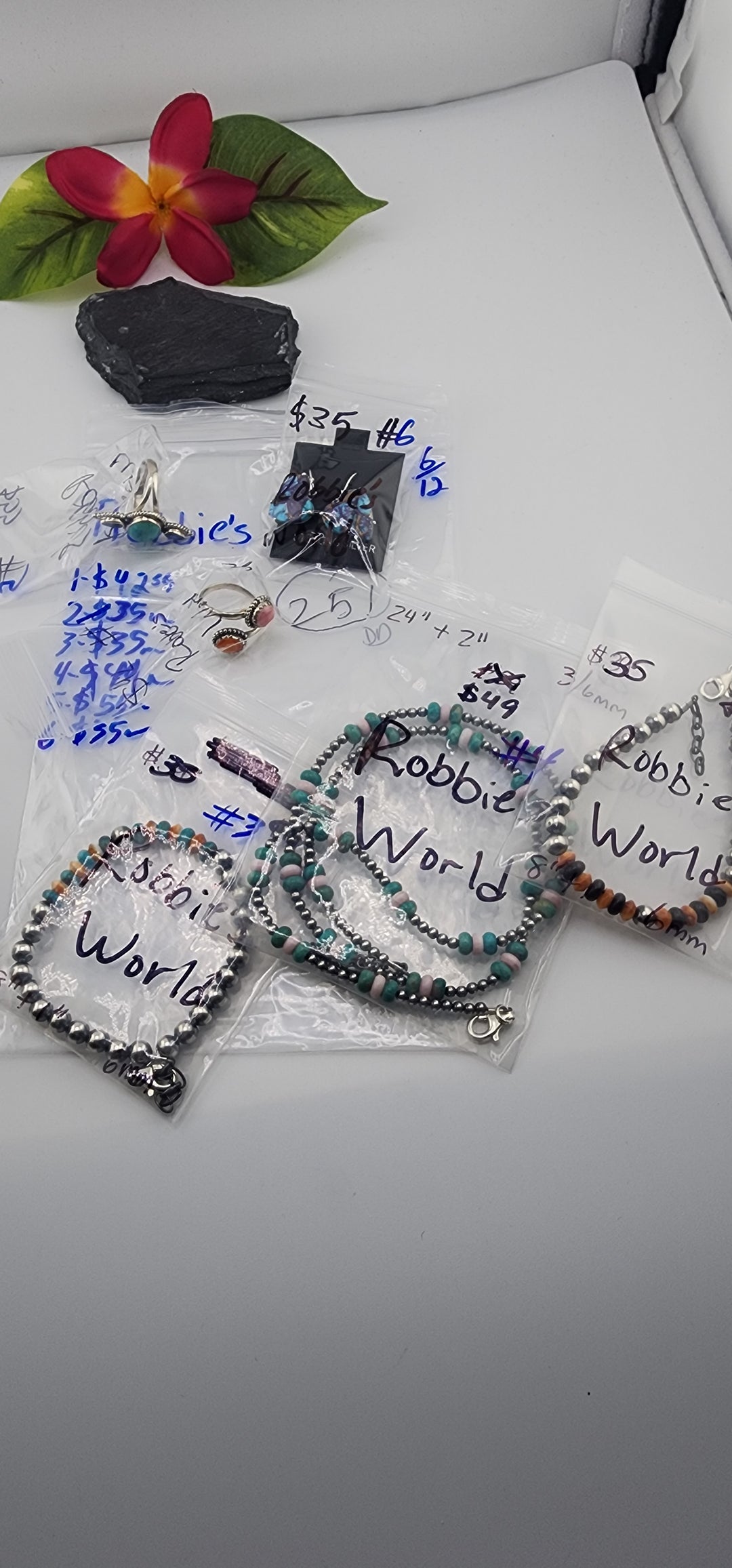RESERVED FOR: Robbie's World - 6/12/2025 tiktok Reservation Live Show - 6 Sterling Silver Items