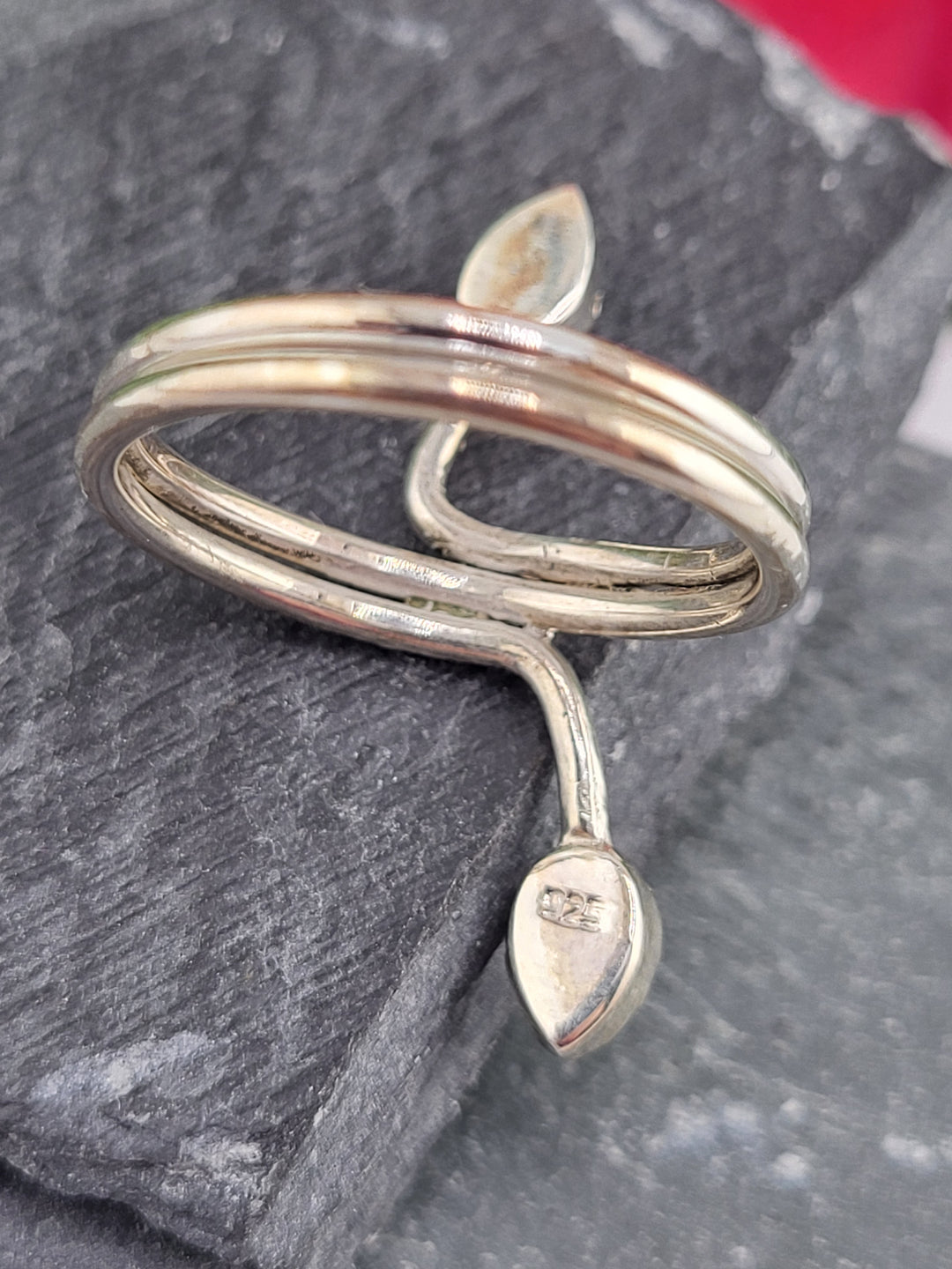 2 Stone Turquoise Ring Size 9.25