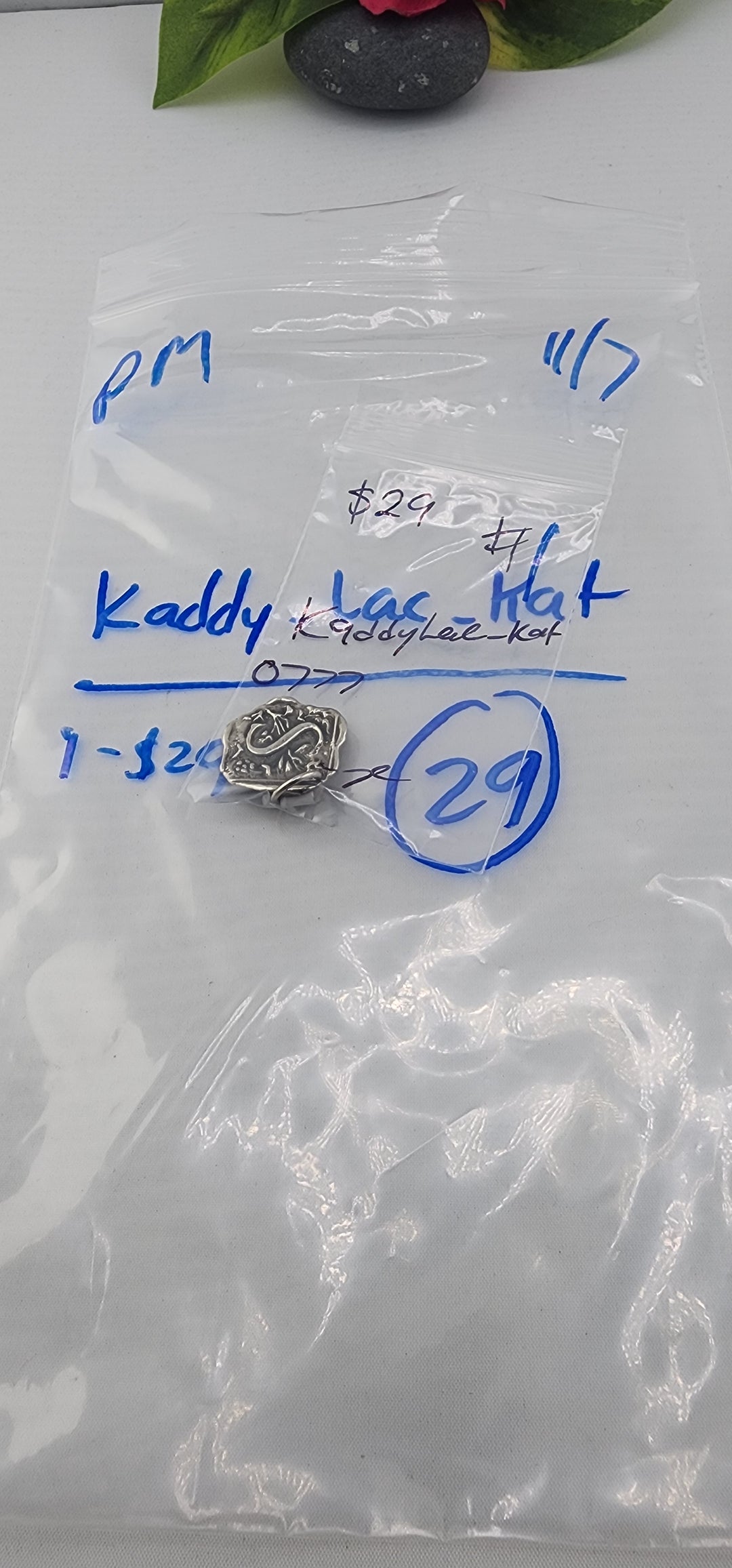 PM SHOW 48HR - RESERVED FOR: kaddylac_kat_0777 - 11/7/2025 tiktok Live Show - 1 Sterling Silver Items