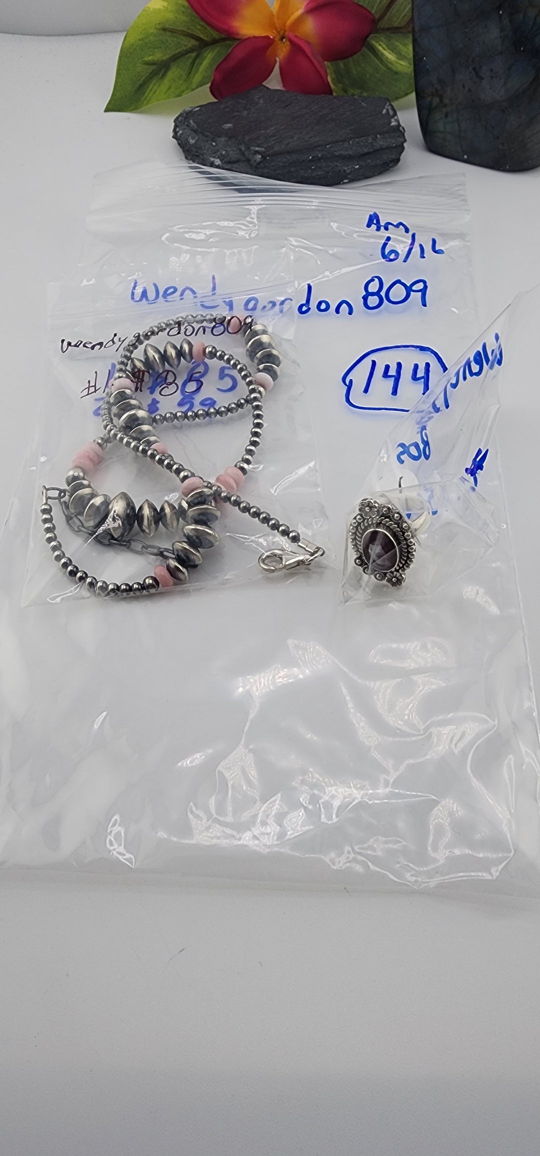 RESERVED FOR: wendygordon809 - 6/16/2025 tiktok A.M Live Show - 2 Sterling Silver Items