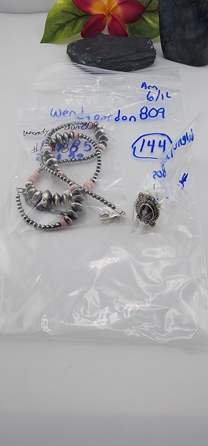 RESERVED FOR: wendygordon809 - 6/16/2025 tiktok A.M Live Show - 2 Sterling Silver Items
