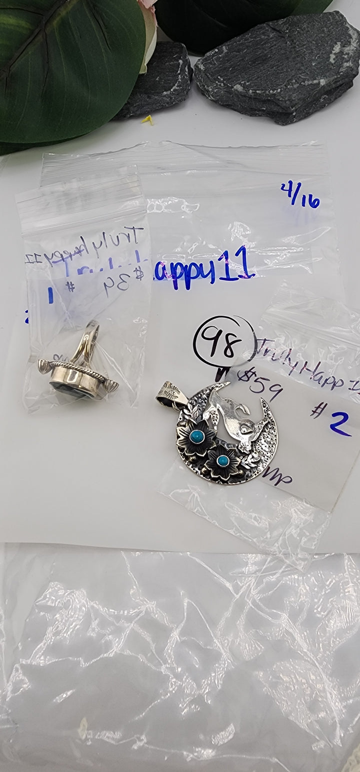RESERVED FOR: Trulyhappy11- 4/16/2025 tiktok Live Show - 2 Sterling Silver Items