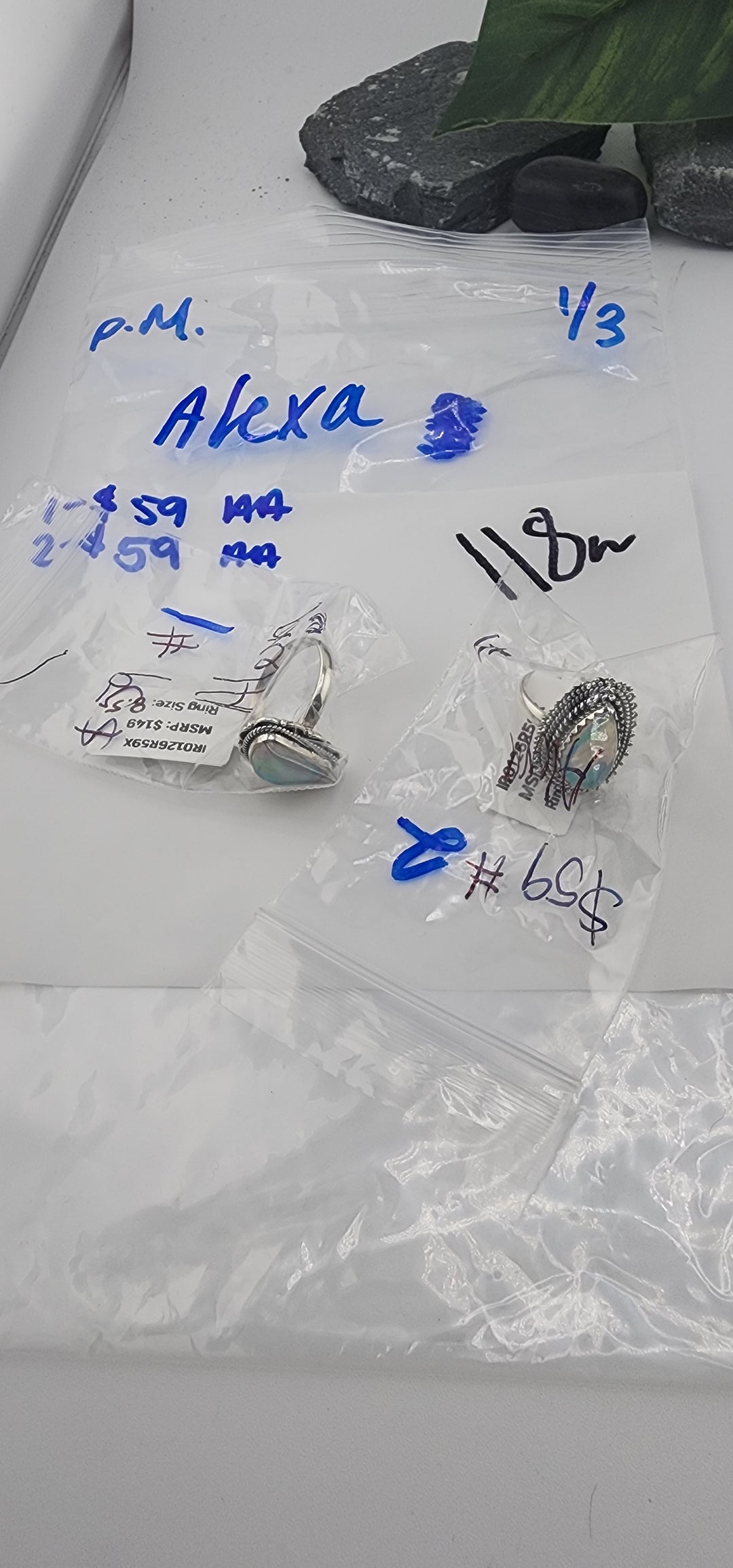 PM SHOW 48HR - RESERVED FOR: Alexa - 1/3/2026 tiktok Live Show - 2 Sterling Silver Items