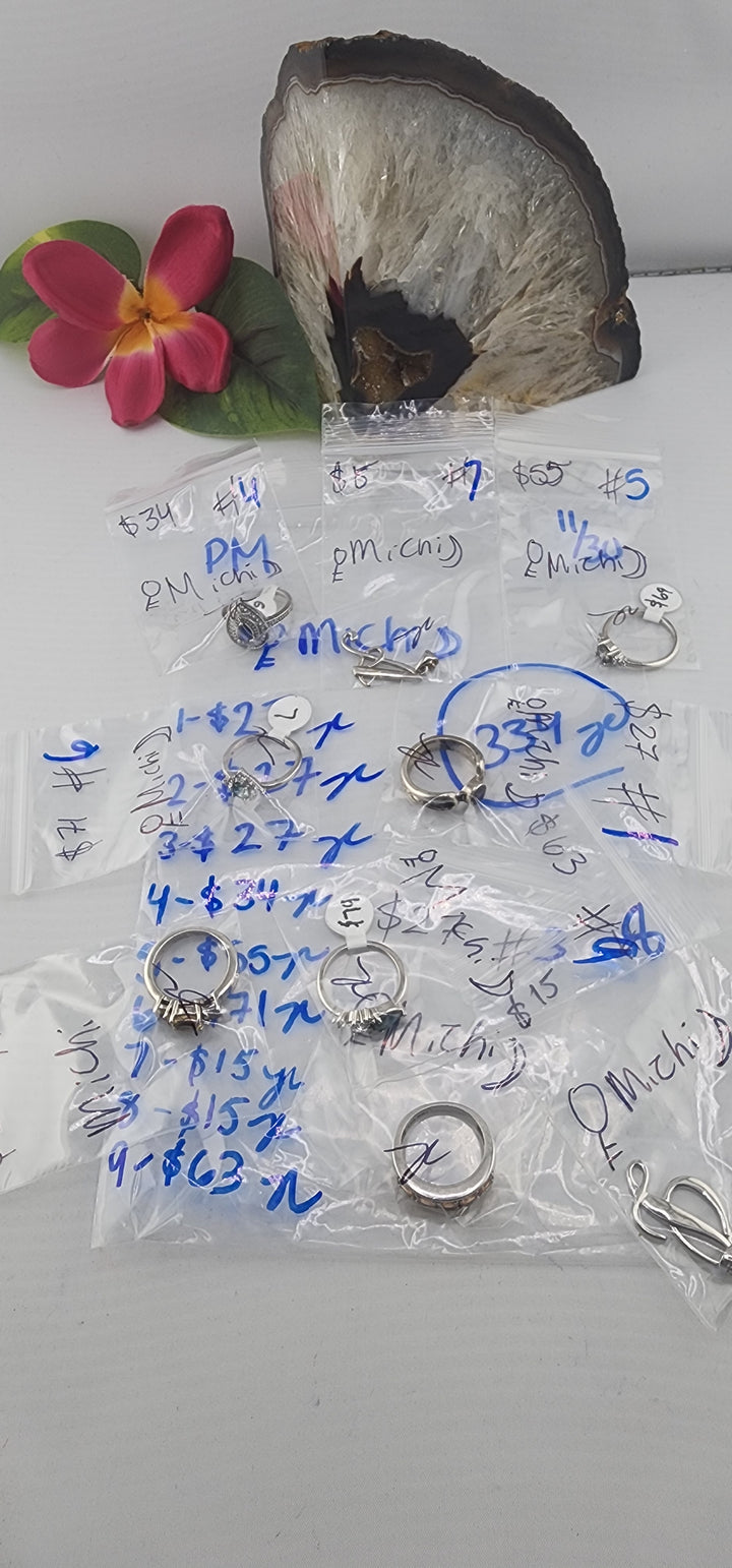 PM SHOW 48HR - RESERVED FOR: 🗝️Michi🌙 - 11/30/2025 tiktok Live Show - 9 Sterling Silver Items