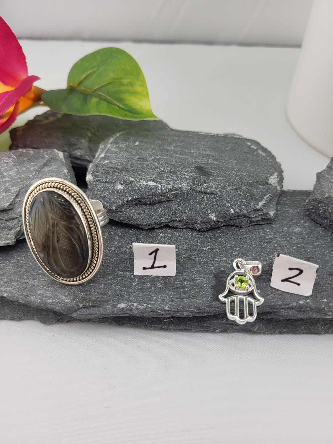 RESERVED FOR:   L8DYMAC -11/14/2024 - 2 Sterling Silver Items